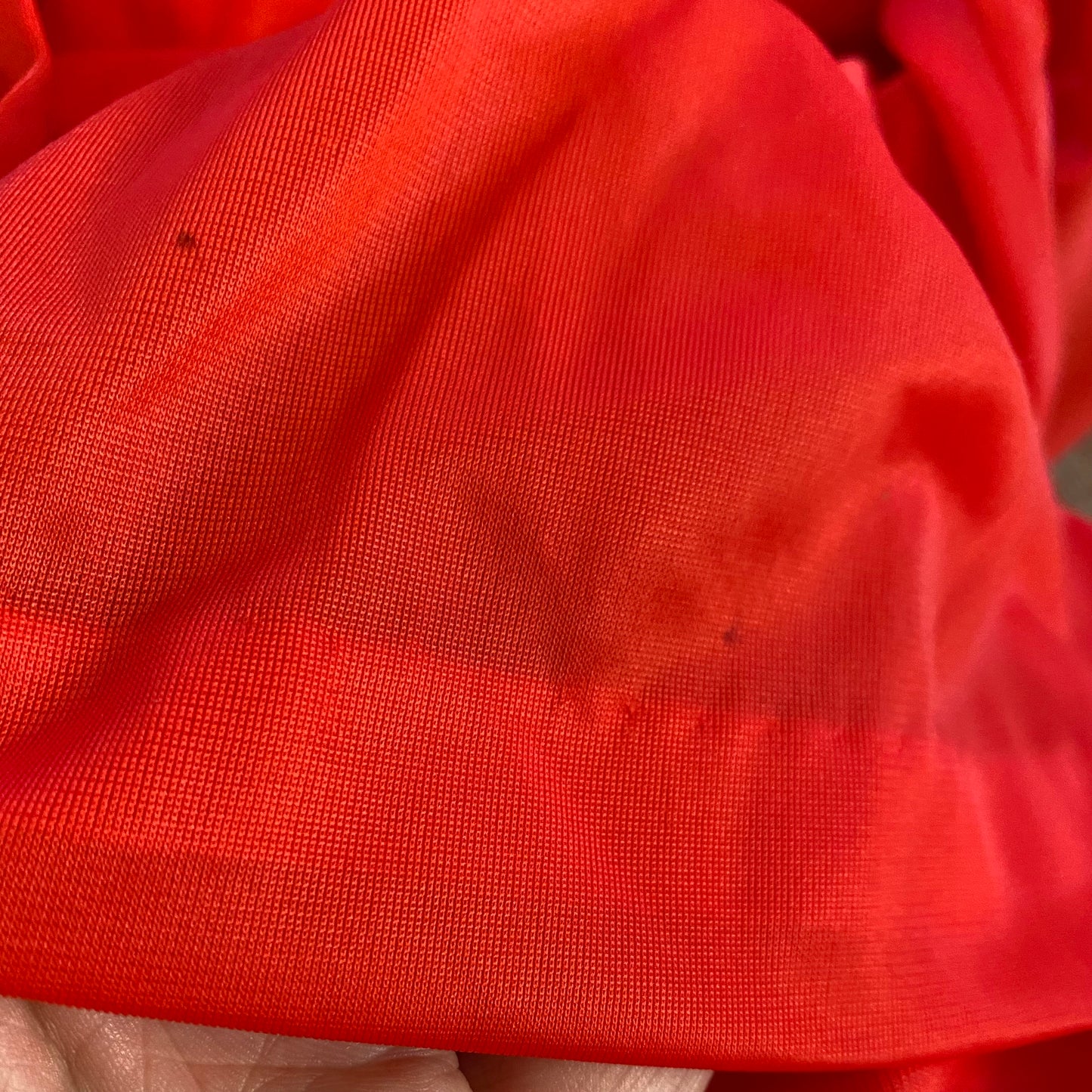 1960s Red Peignoir Set, Nightgown and Robe, Size M/L, Nylon