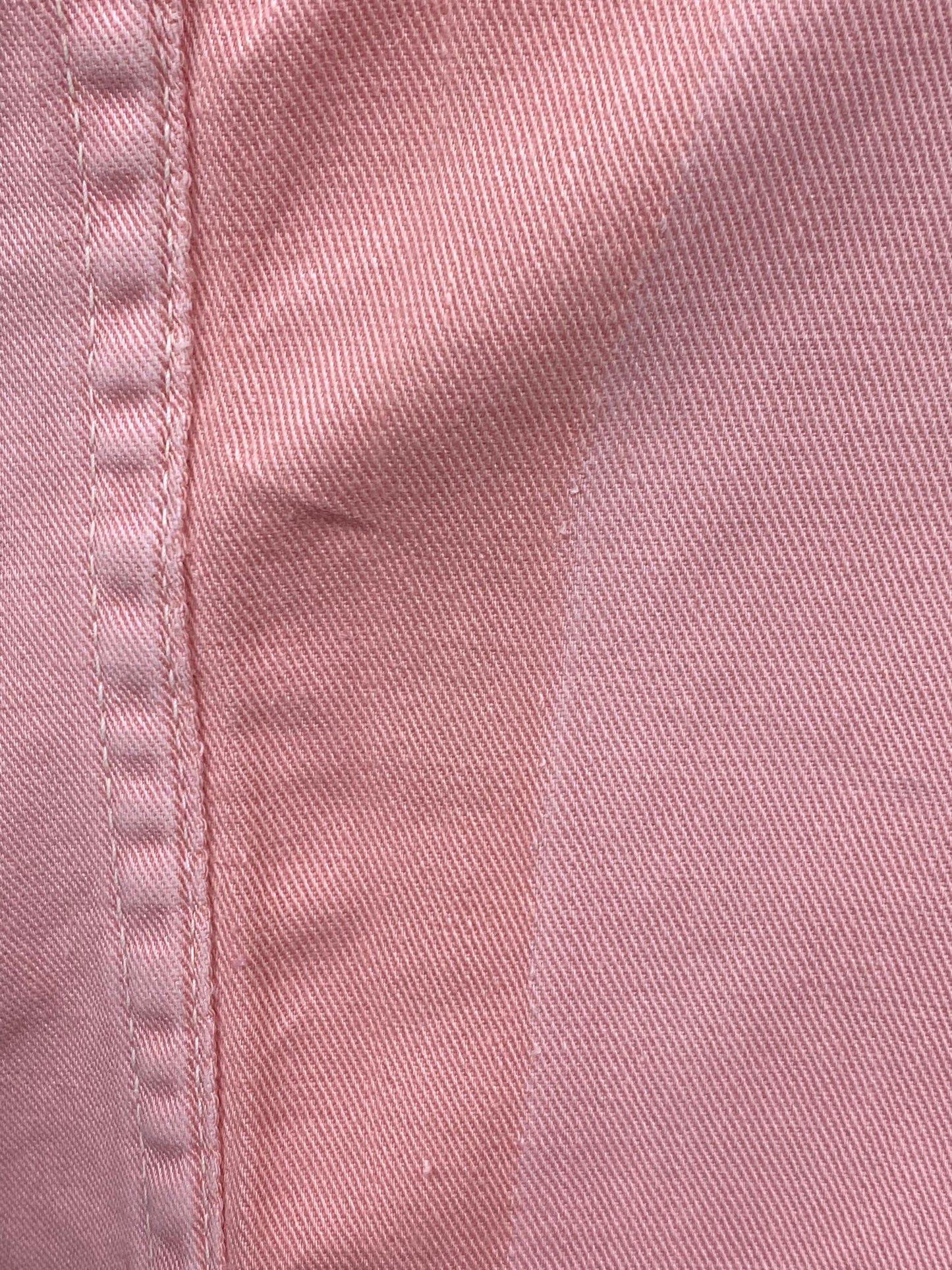 1950s Pink Side Zip Pants, High Rise Western Style Jeans, Size Small