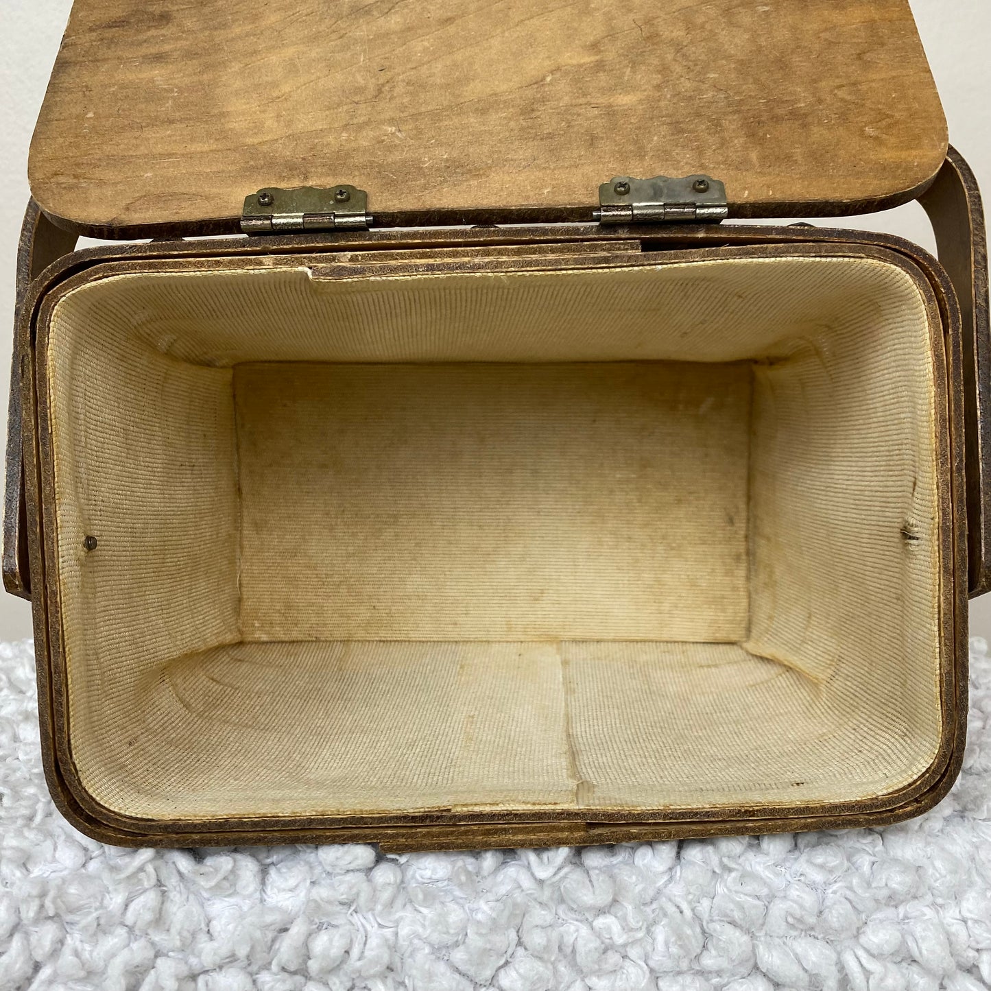 1960s Gary Gail Wooden Basket Purse, Money Tree