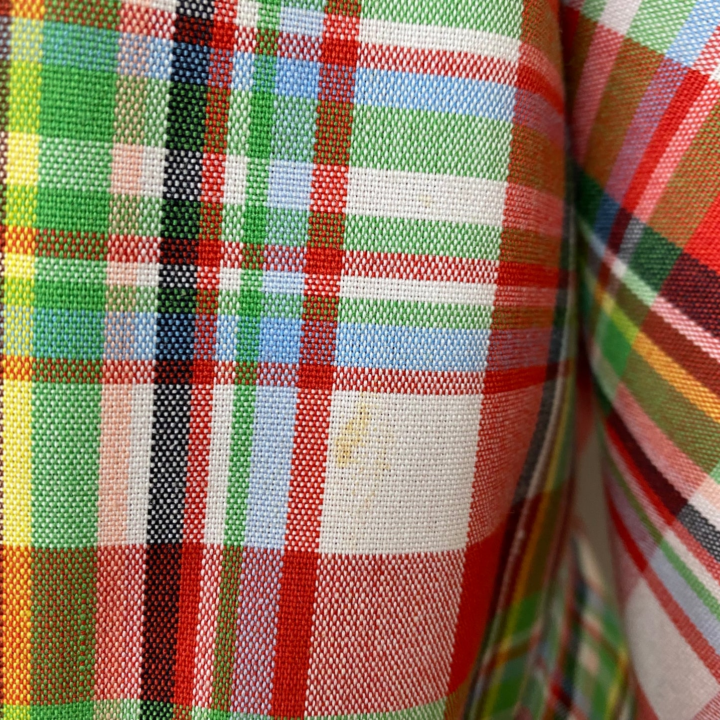 1960s Plaid Coat, Sharpee, Size M/L, Double Breasted Trench with Belt