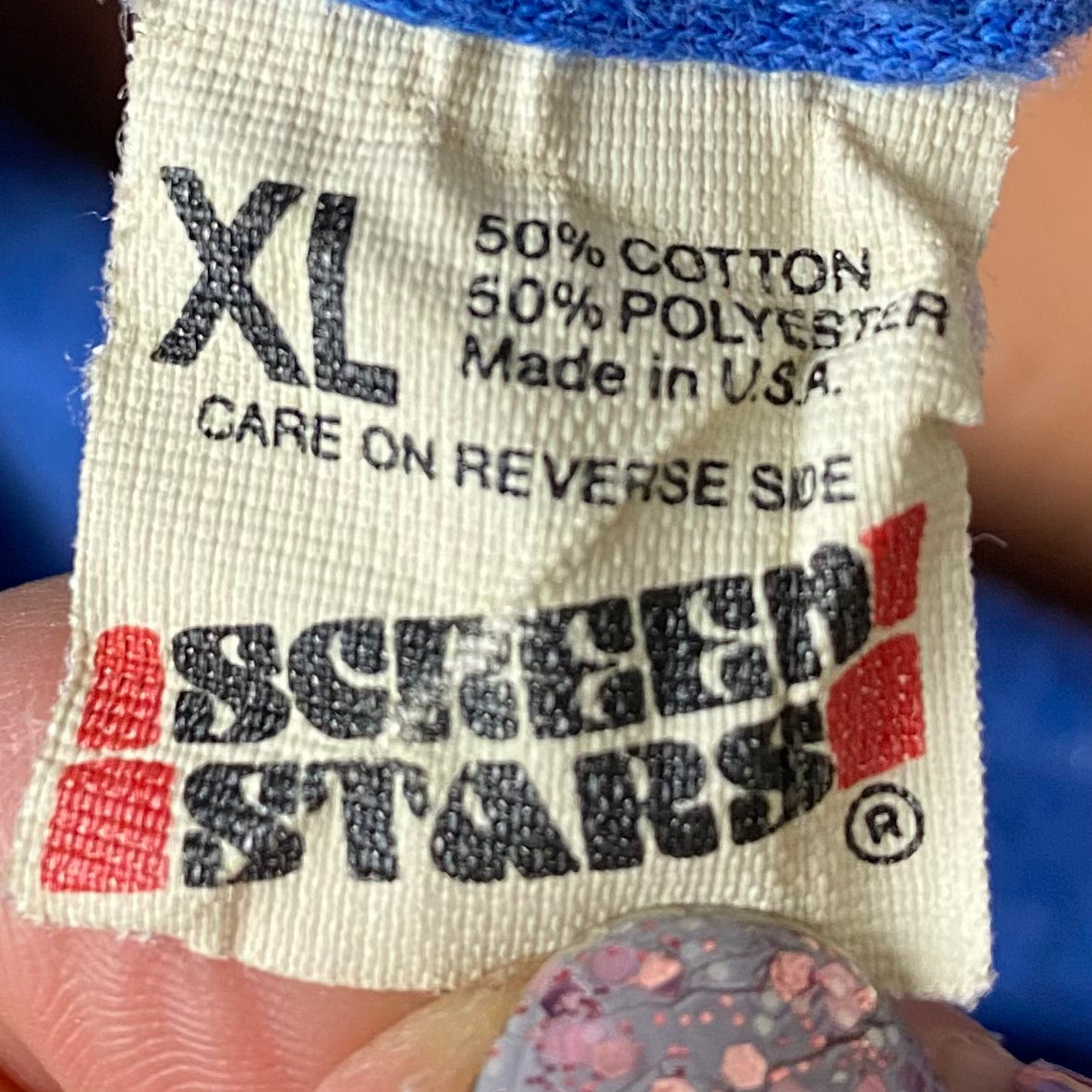 1985 Memphis State Tigers Basketball T-Shirt, Final Four, Screen Stars Size Large