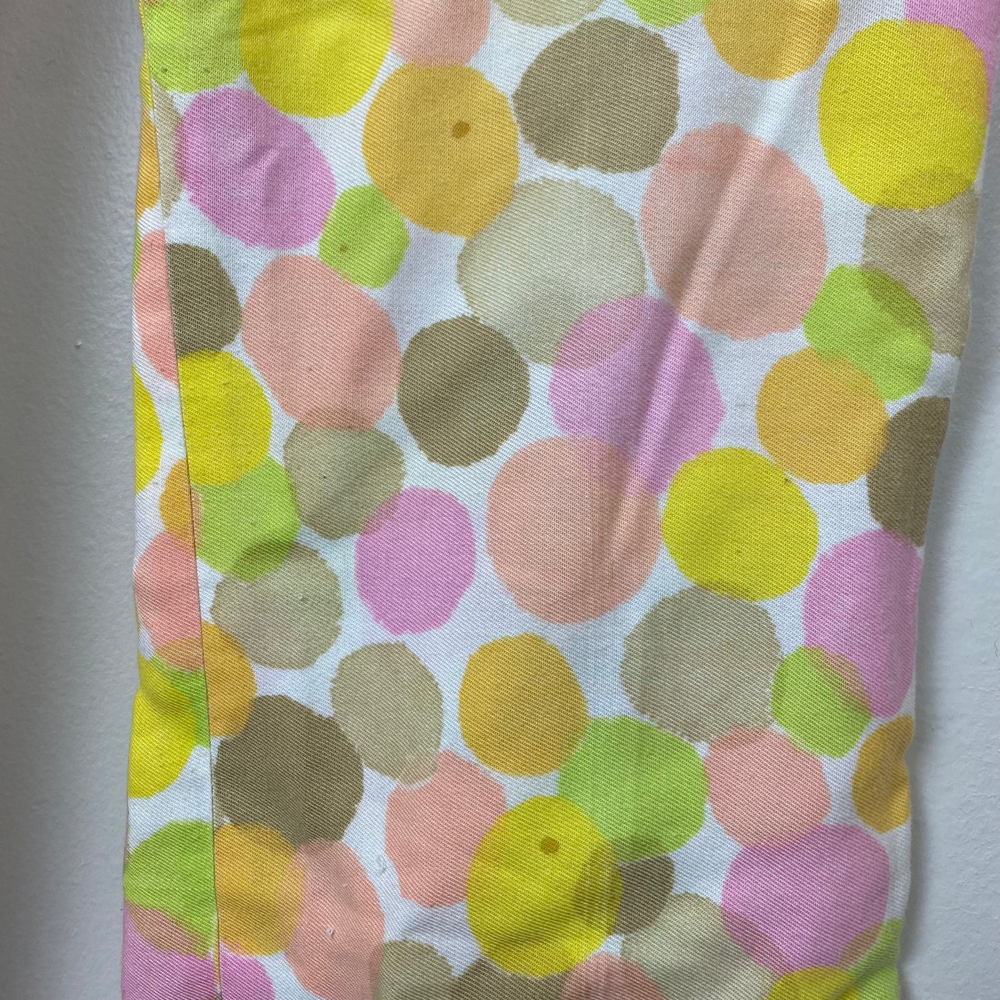 1960s Watercolor Dots Pants, Size XS, 23x28.5