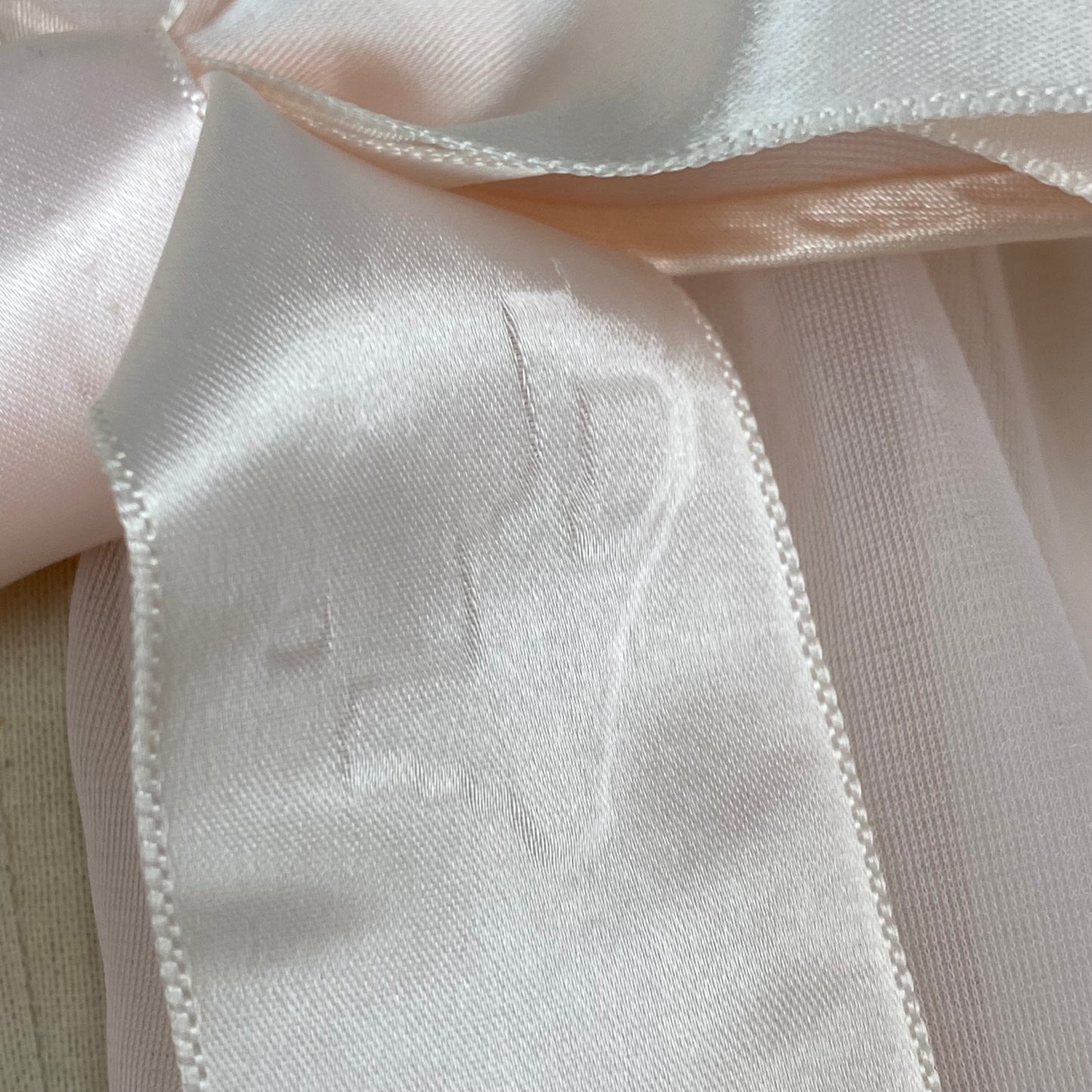 1950s Vanity Fair Bed Jacket, Sheer Pastel Pink, Size Large, Satin Bow