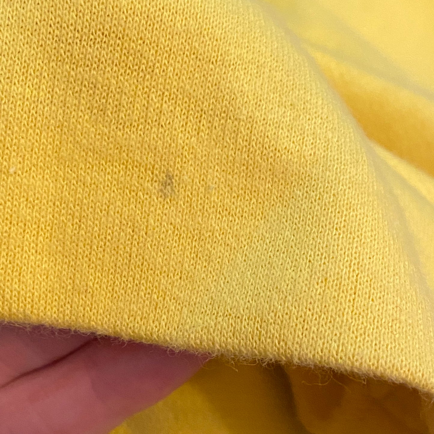 1970s Yellow Knit Catalina Shorts, Size Small, 26.5" Waist, High Waisted