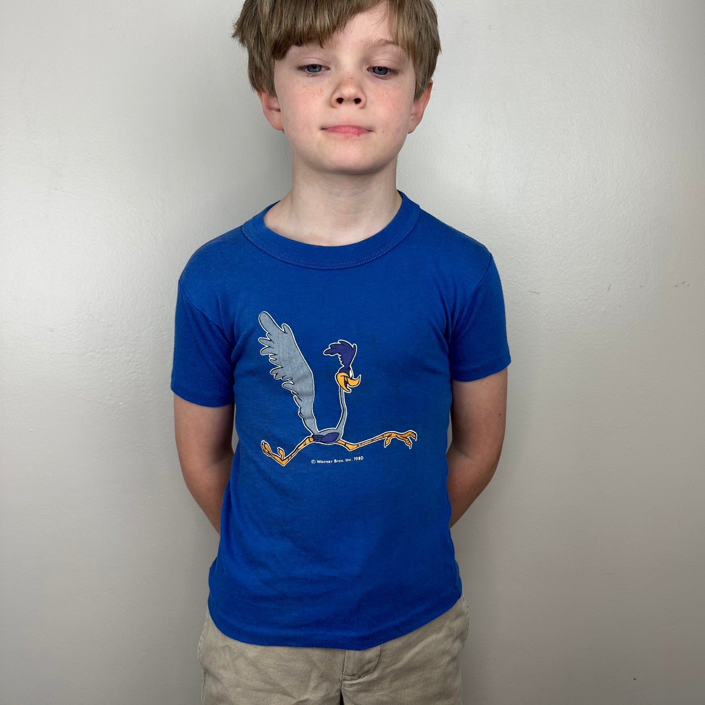 1980s Roadrunner T-Shirt, Kids Size 6, Looney Tunes