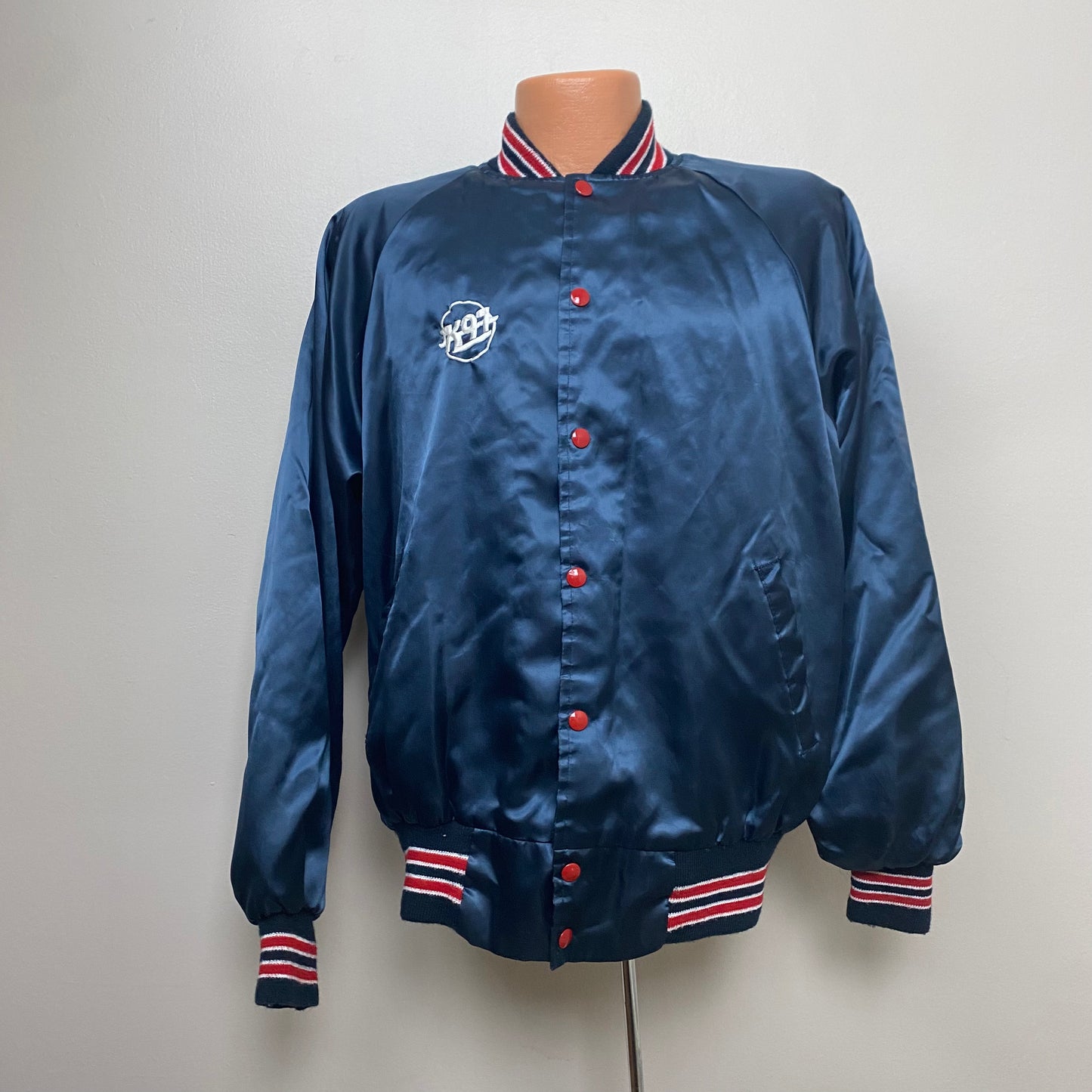 1980s K97 Nylon Jacket, Memphis Hip Hop Radio, Size Large