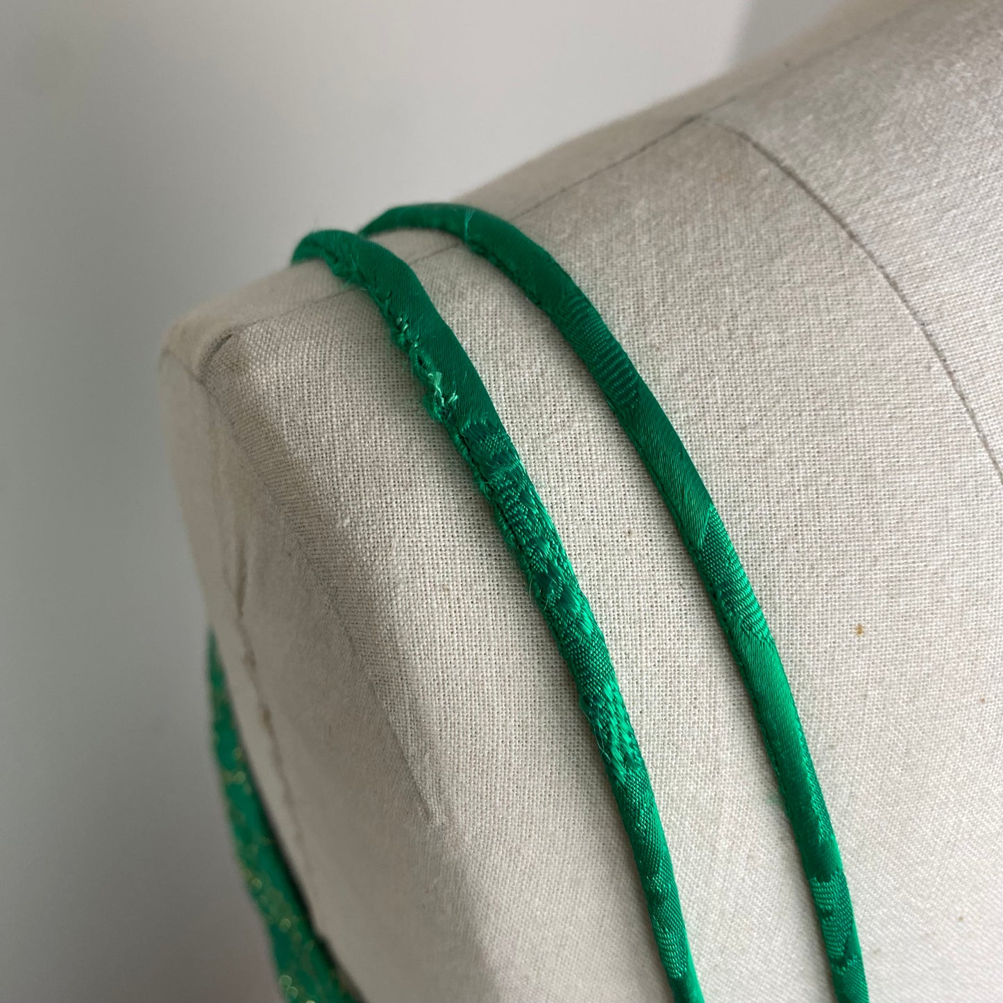 1960s Green and Gold Cocktail Dress, Size XS