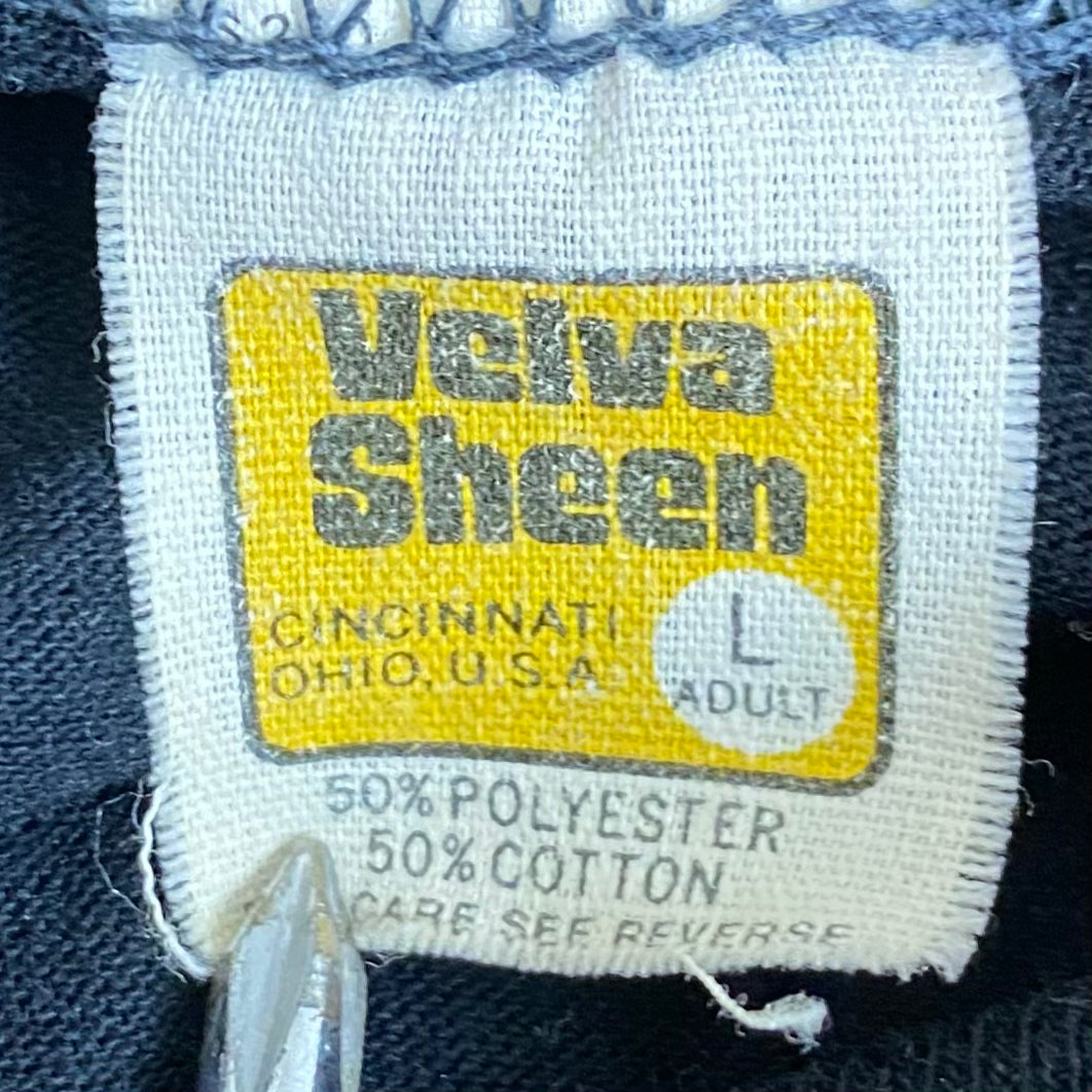 1970s Harley Davidson Sportster T-Shirt, Robison HD, Daytona Beach Florida, Velva Sheen Size Medim