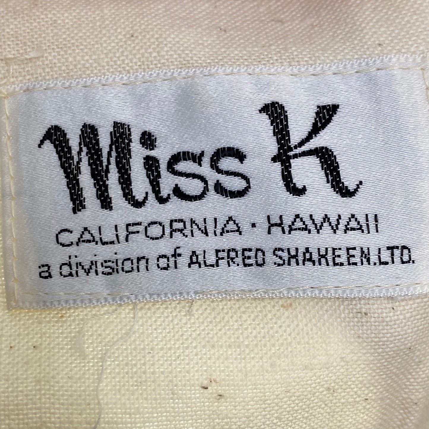 1970s Miss K Kaftan, Alfred Shaheen, Embroidered, One Size Fits Many