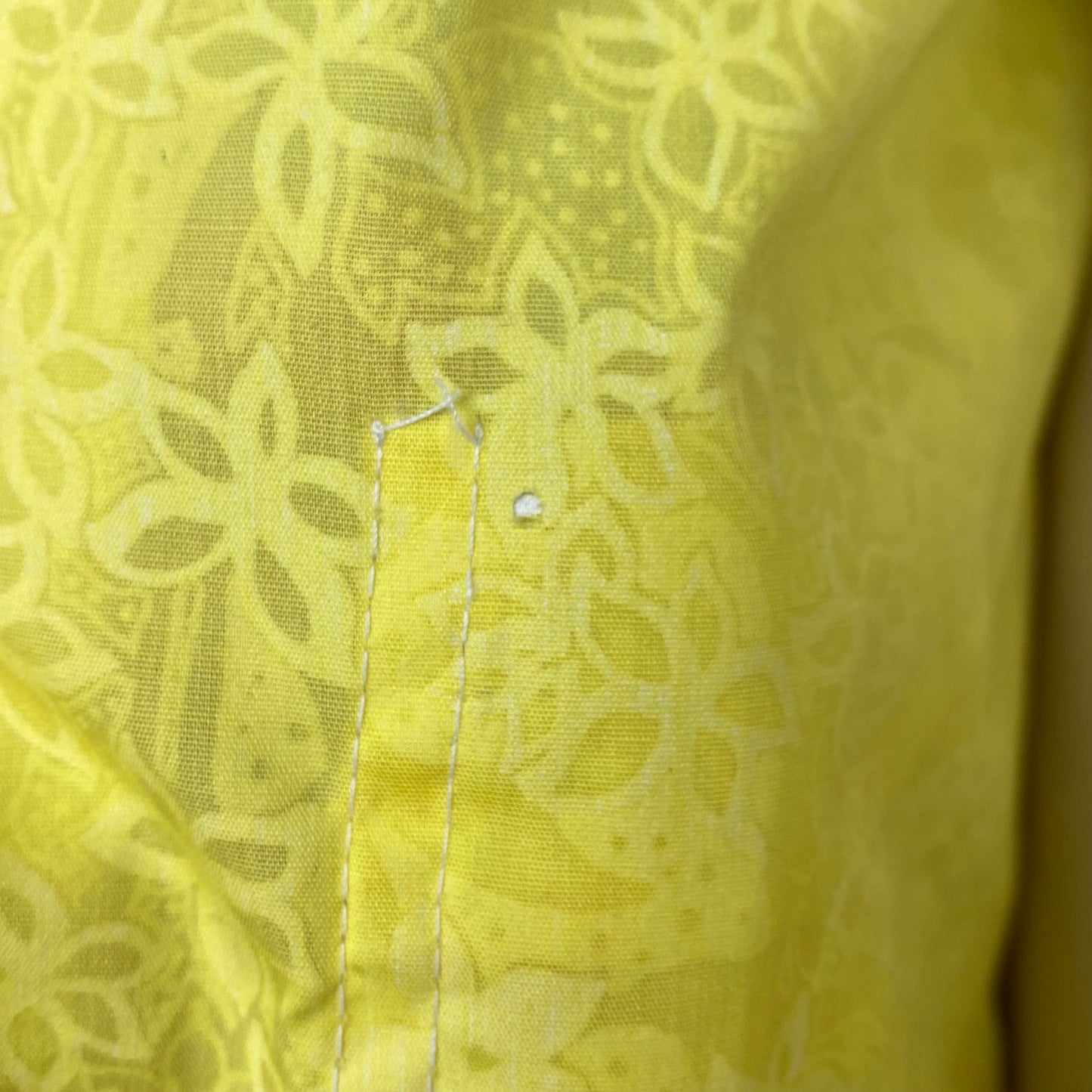 1970s/80s Lilly Pulitzer Robe, The Lilly, Size Medium, Yellow Floral