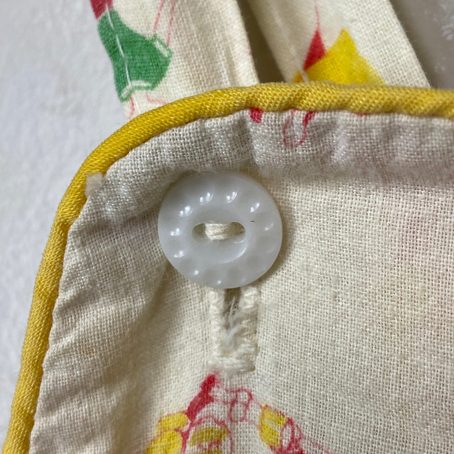 1950s Baby Camping Print Shortall Romper, Novelty Print, Size 9-12m