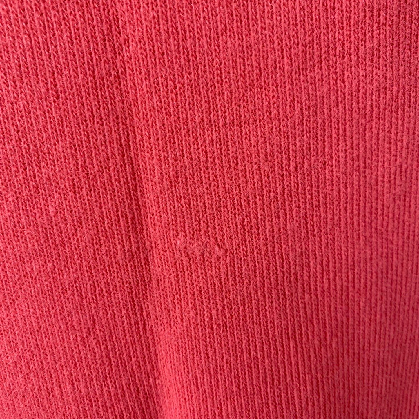 1960s Sweater Knit Set, Size XS/Small, Coral Pink Top and Skirt