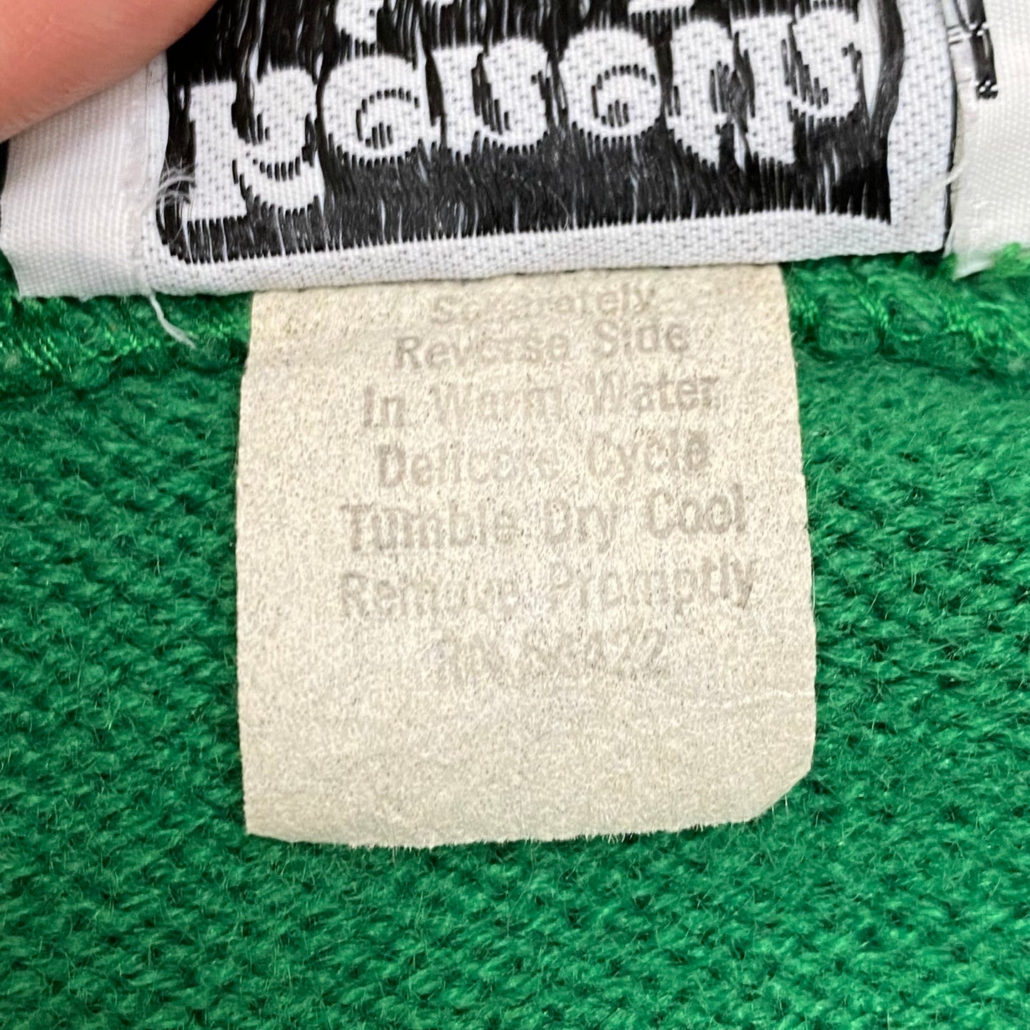1980s Green Nautical Sweater, Kenneth Too, Size Small, Anchor, Boat Neck
