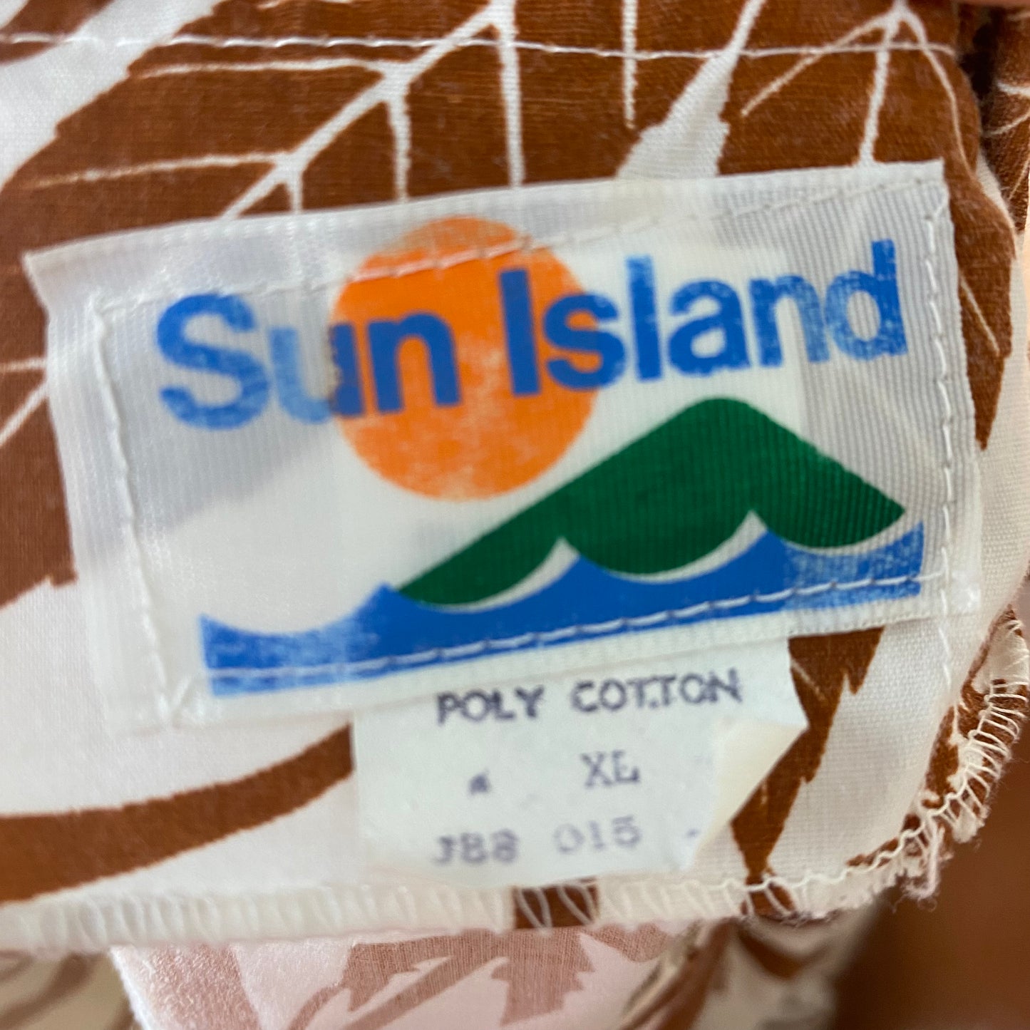 1980s Jamaica Souvenir Shirt, Sun Island Size L/XL, Weed of Wisdom, Marijuana Hippy Tunic