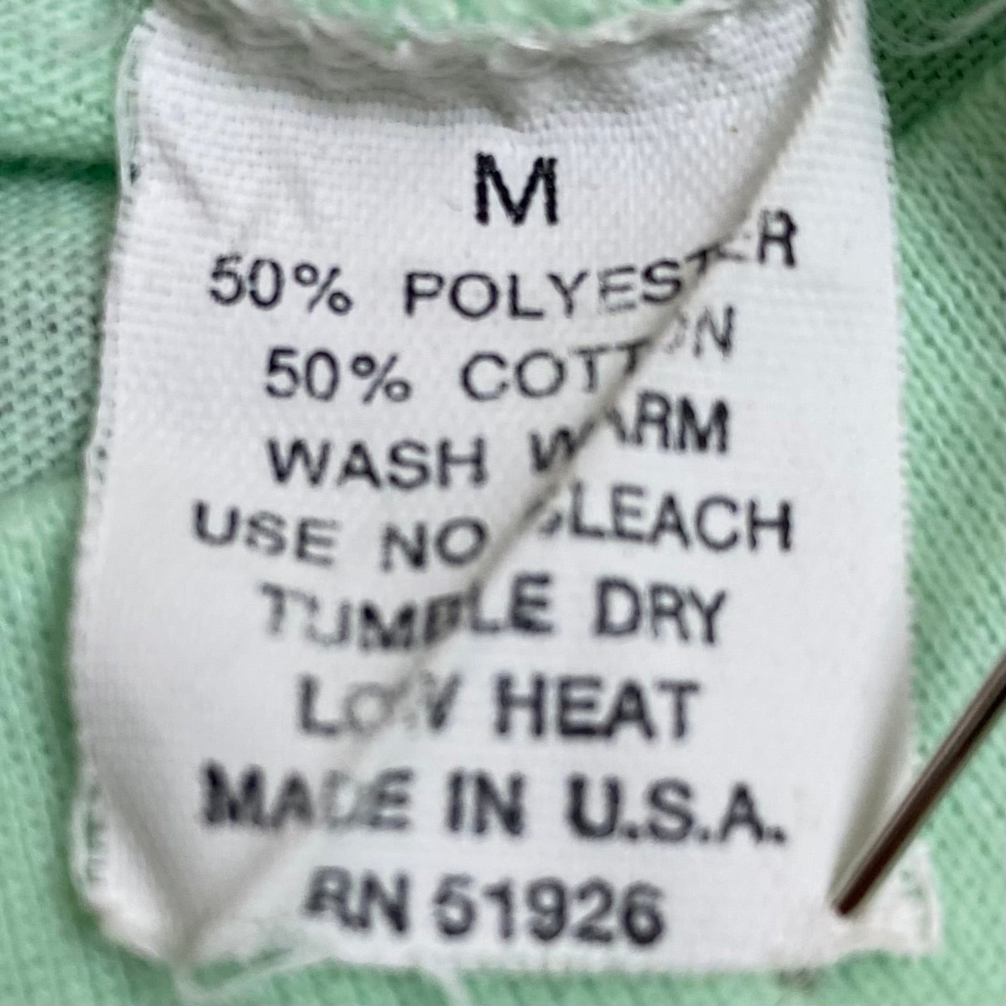 1980s Cutesy Cropped T-Shirt, Size Medium,Animals with Balloons, Mint Green