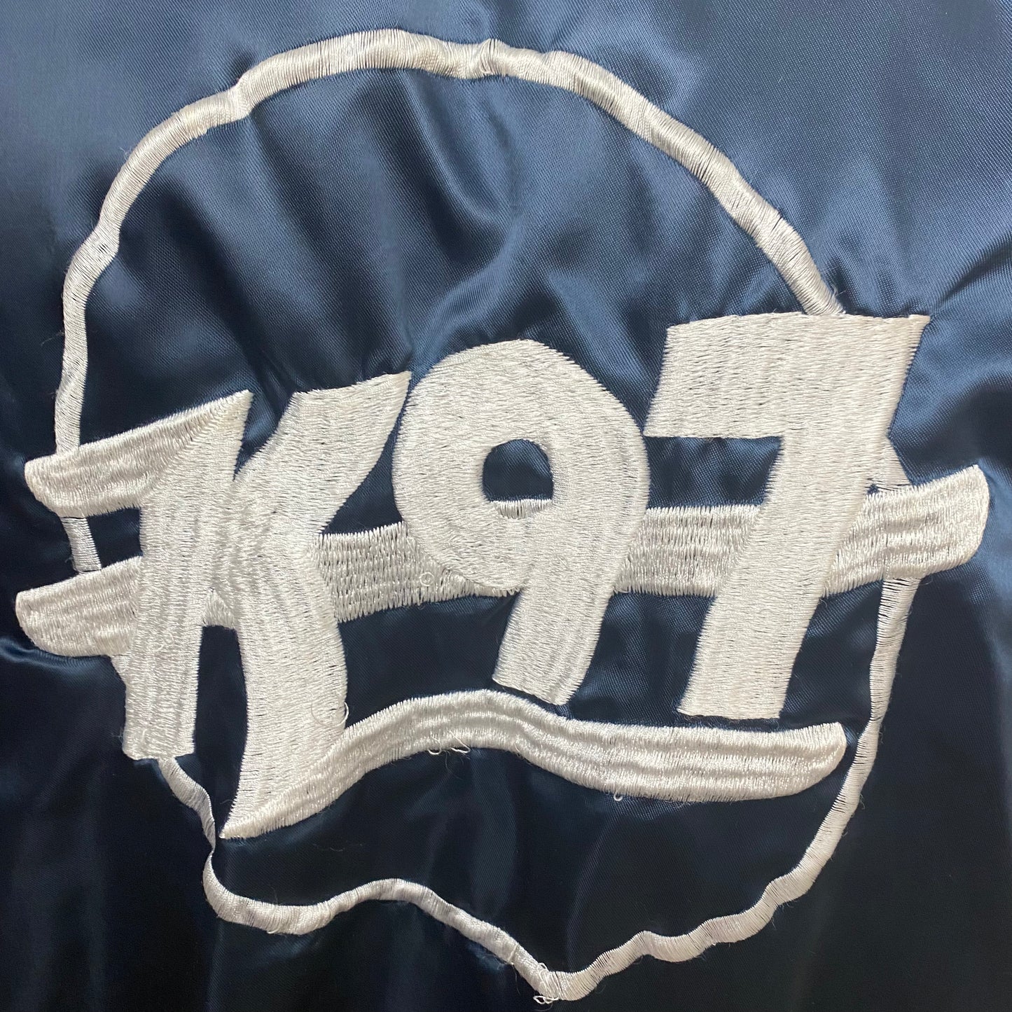 1980s K97 Nylon Jacket, Memphis Hip Hop Radio, Size Large