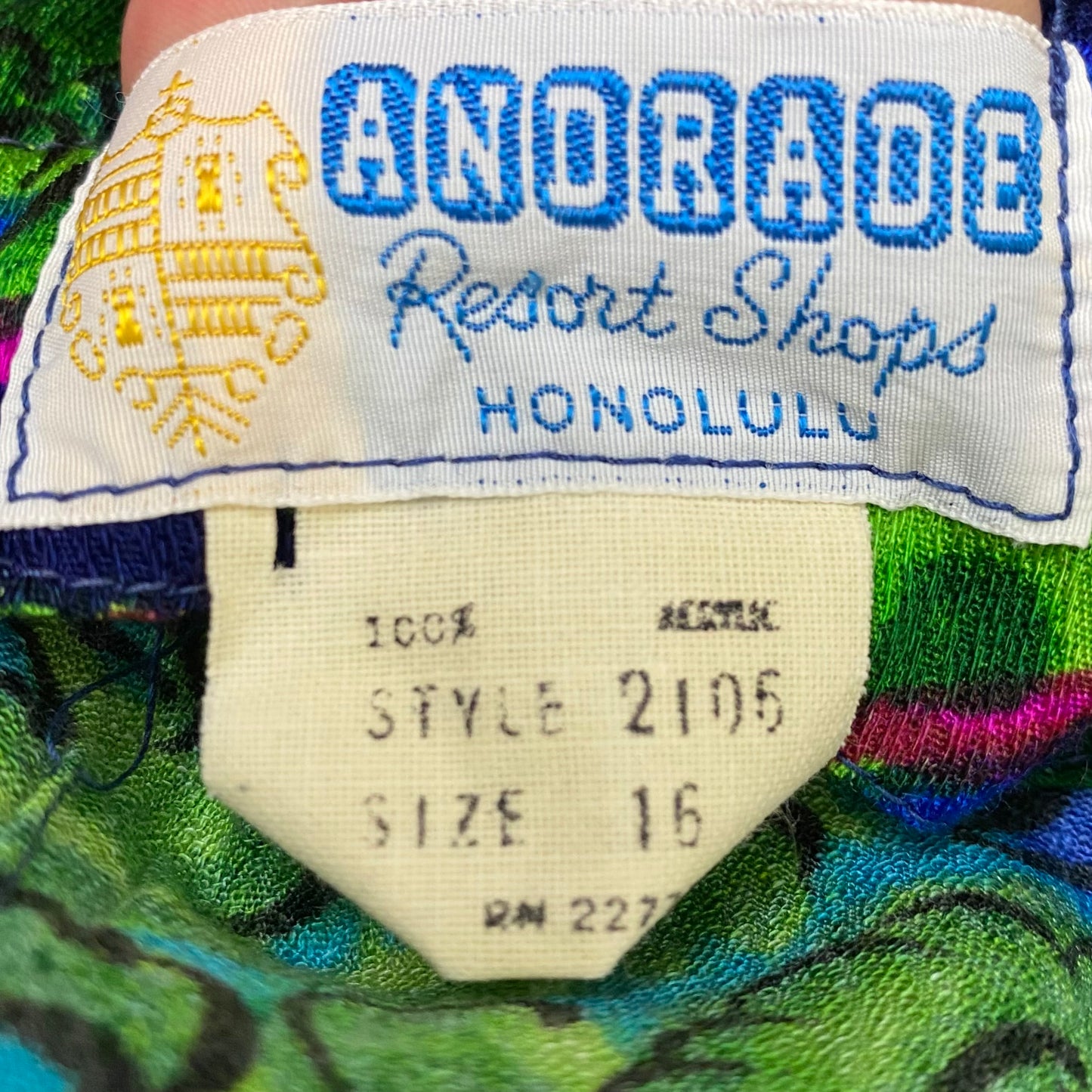 1970s Hawaiian Maxi Dress, Size Medium, Andrade Resort Shops Honolulu, Bright Psychedelic Paisley