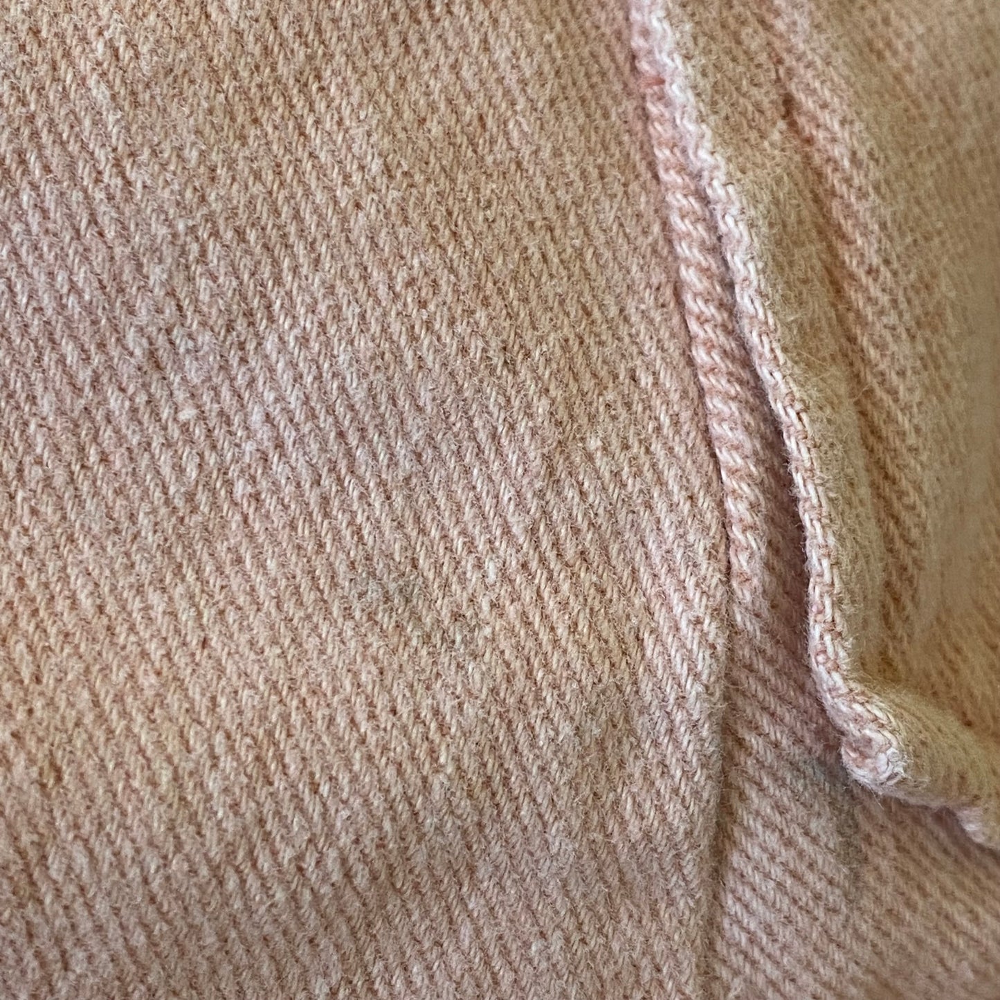 1970s Pink Denim Overall Jumper, Maxi Skirt, Size Small