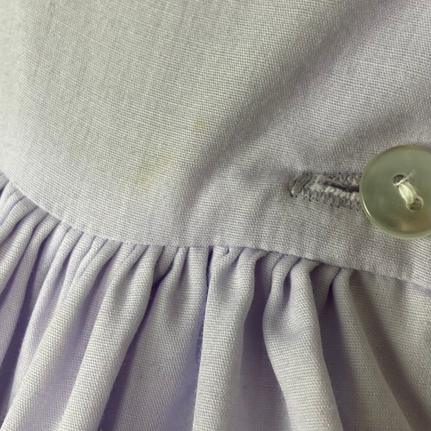 1980s Lilo California Toddler Dress, Pastel Lavender, Size 2T