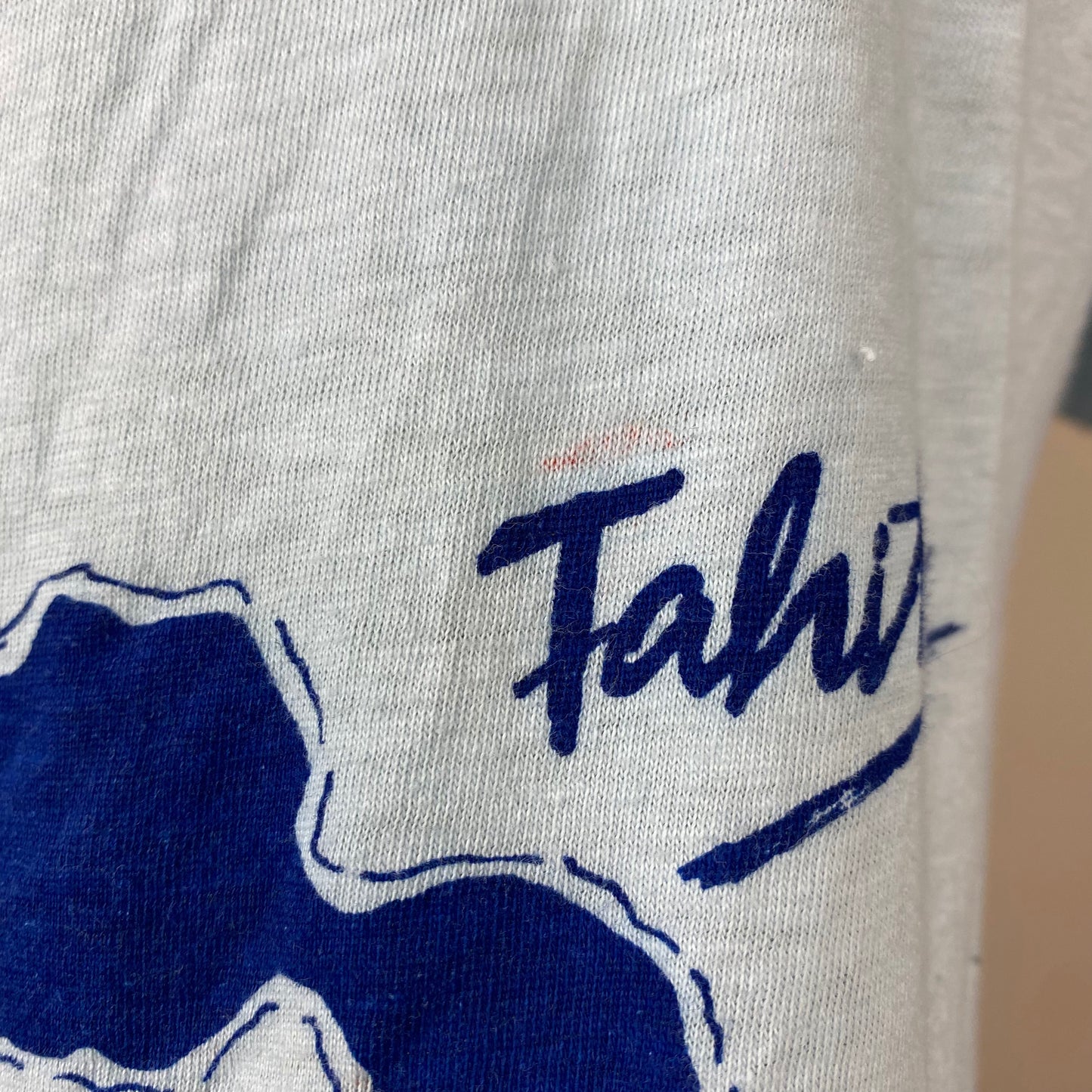 1970s Cruising Tahiti and Her Islands T-Shirt, Size Small