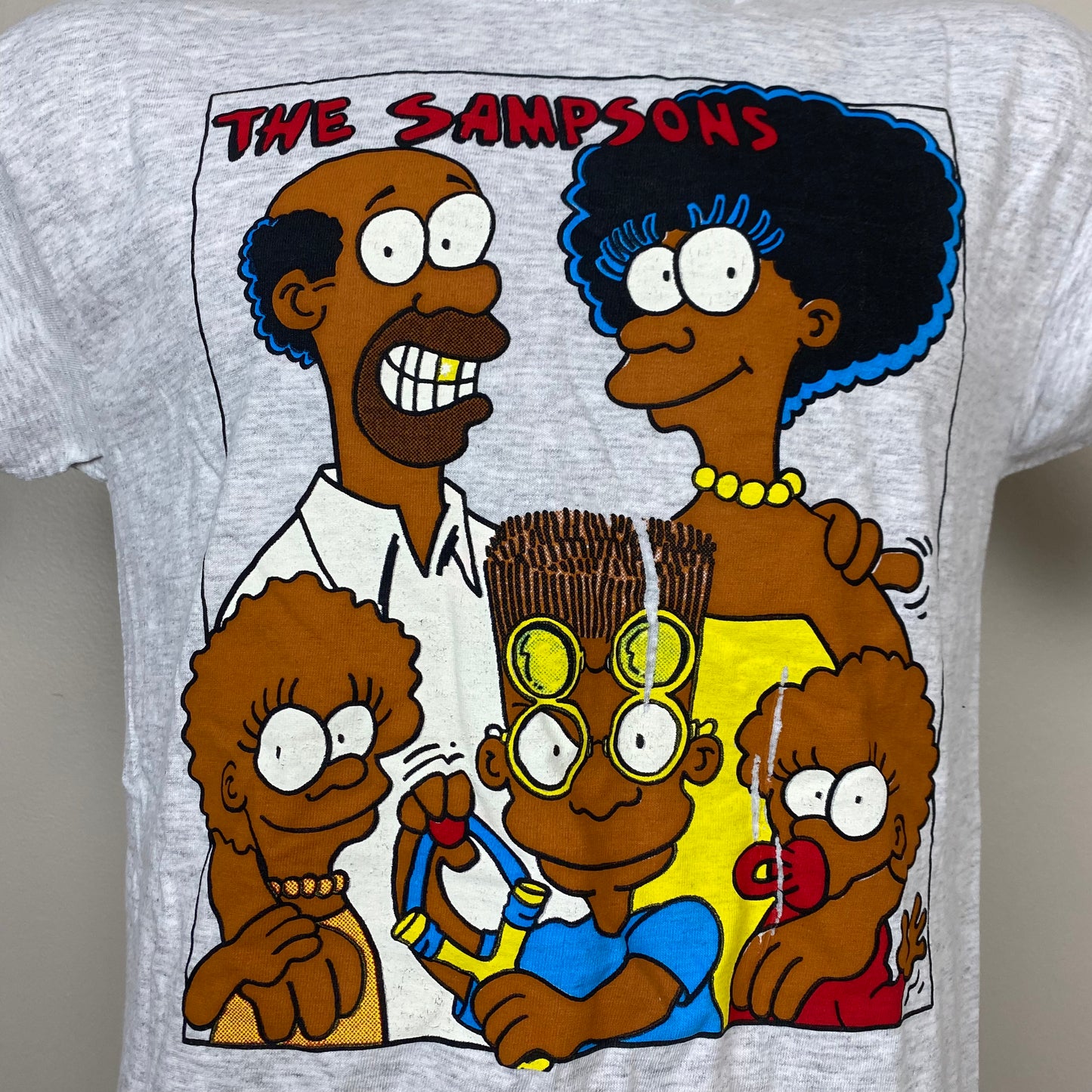 1990s The Sampsons T-Shirt, Simpsons Parody Bootleg, Size Medium