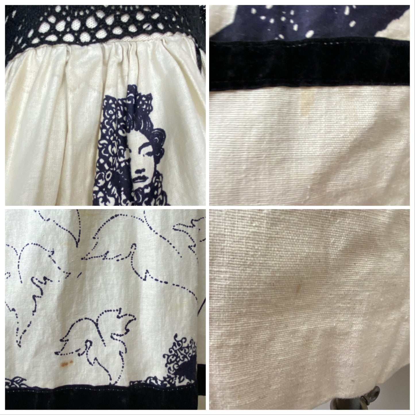 1960s/70s Aubrey Beardsley Maxi Dress, Shelly's Tall Girl, Size M/L Tall