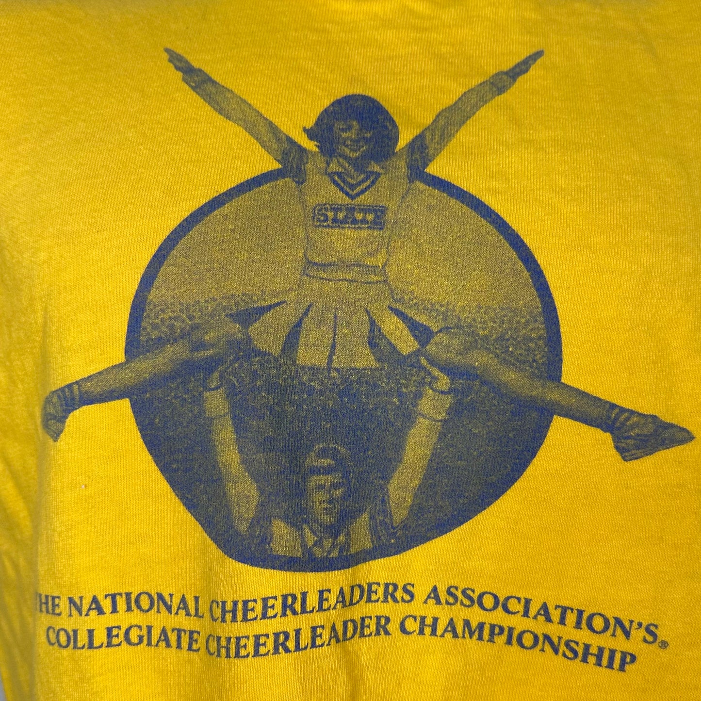 1980s The National Cheerleaders Association Collegiate Championship T-Shirt, Cheerleader Supply Co Size M/L