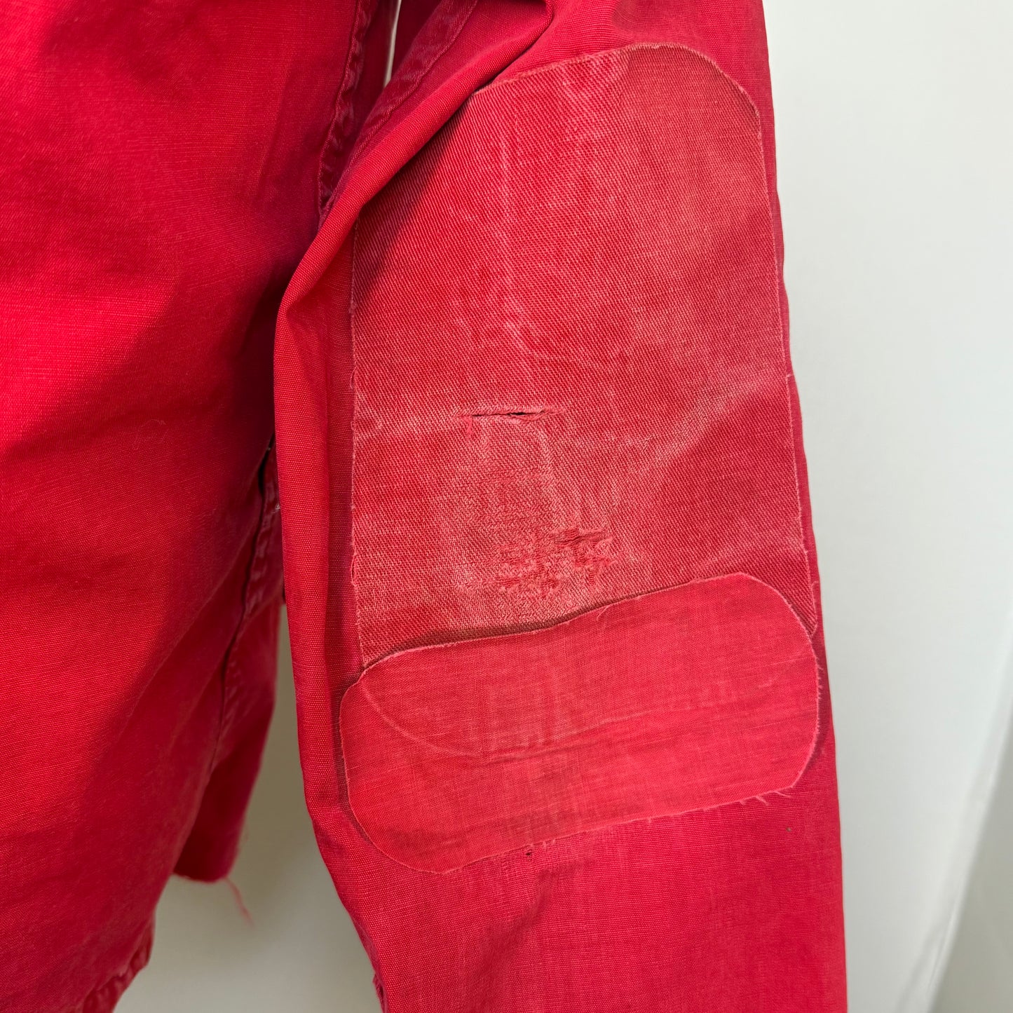 1960s Boy Scouts of America Red Jacket with 60s/70s BSA Camp Patches, Size Small, Order of the Arrow, Distressed