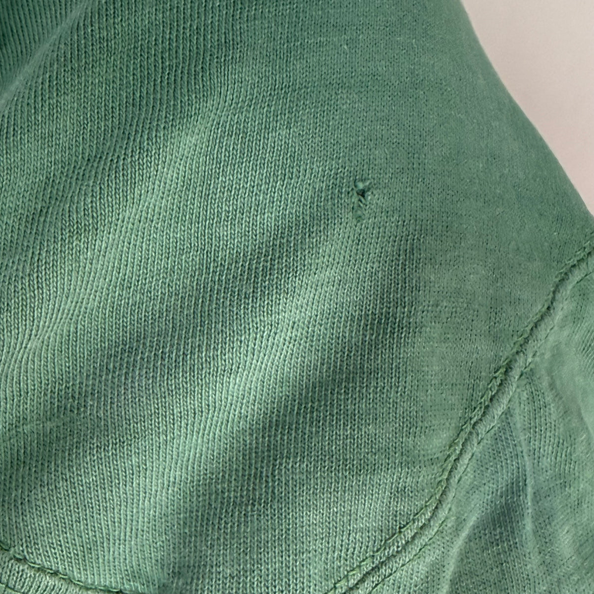 1950s Green Cotton Jersey T-Shirt, Large Yellow Grid Number 60, Champion Knitwear Size 42