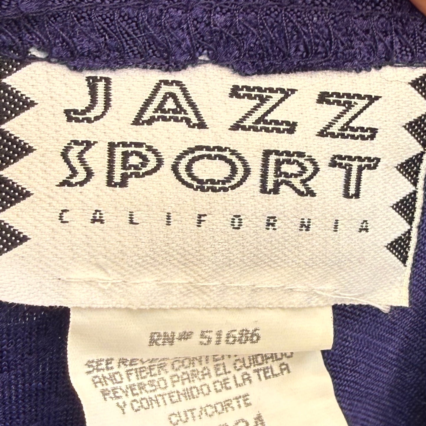 1990s/Y2K Navy Blue Floral Velvet Burn Out Top, Jazz Sport Size XS, Mesh Knit with Velvet Flowers