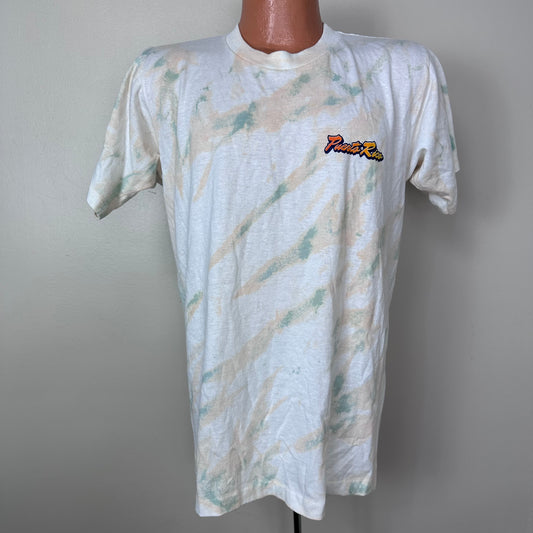 1980s Puerto Rico T-Shirt, Tie Dye, Just America Size M/L