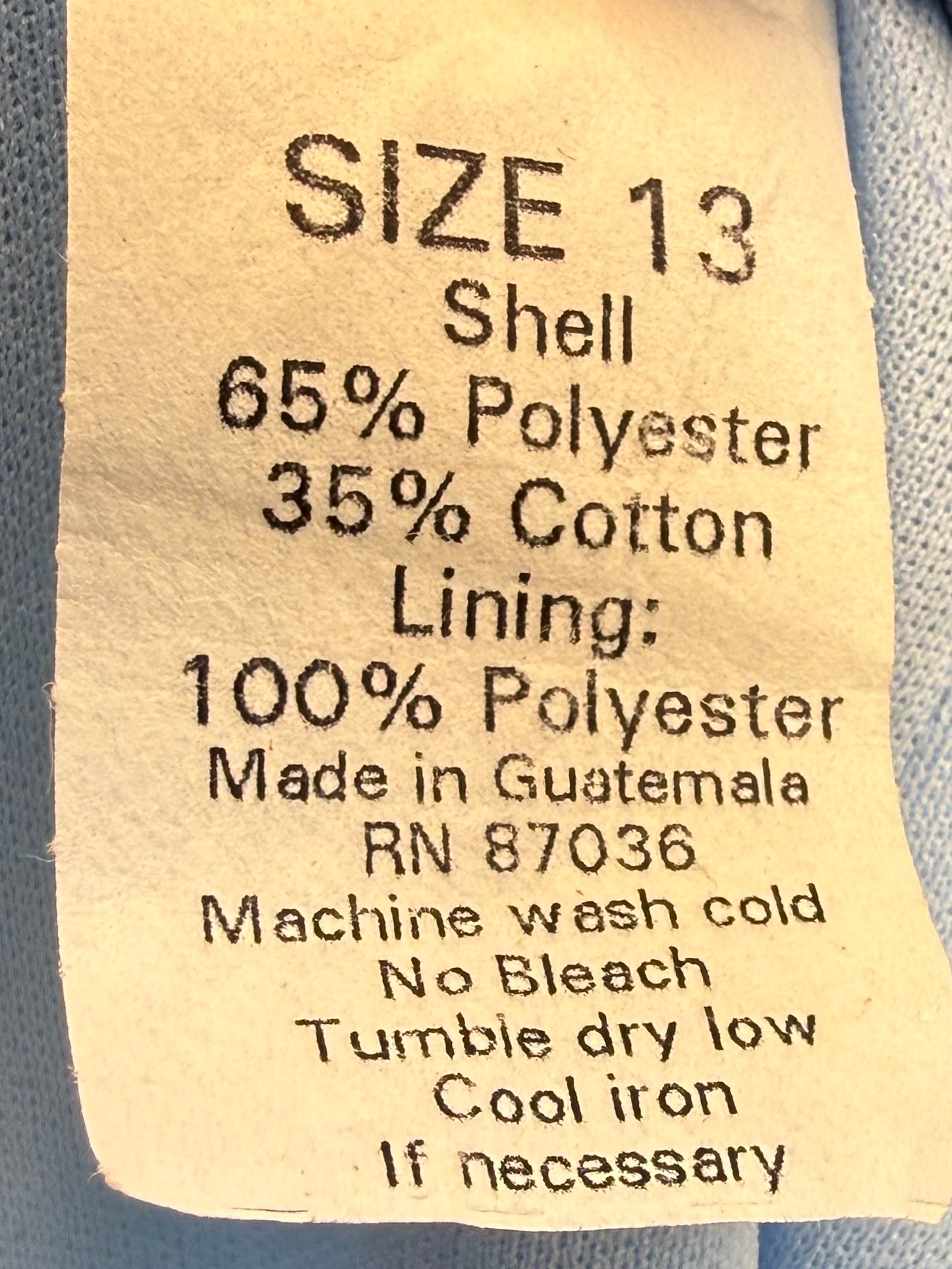 1990s/Y2K Blue Eyelet Floral Mini Skirt, Exact Change Size Medium, Diagonal Stripe