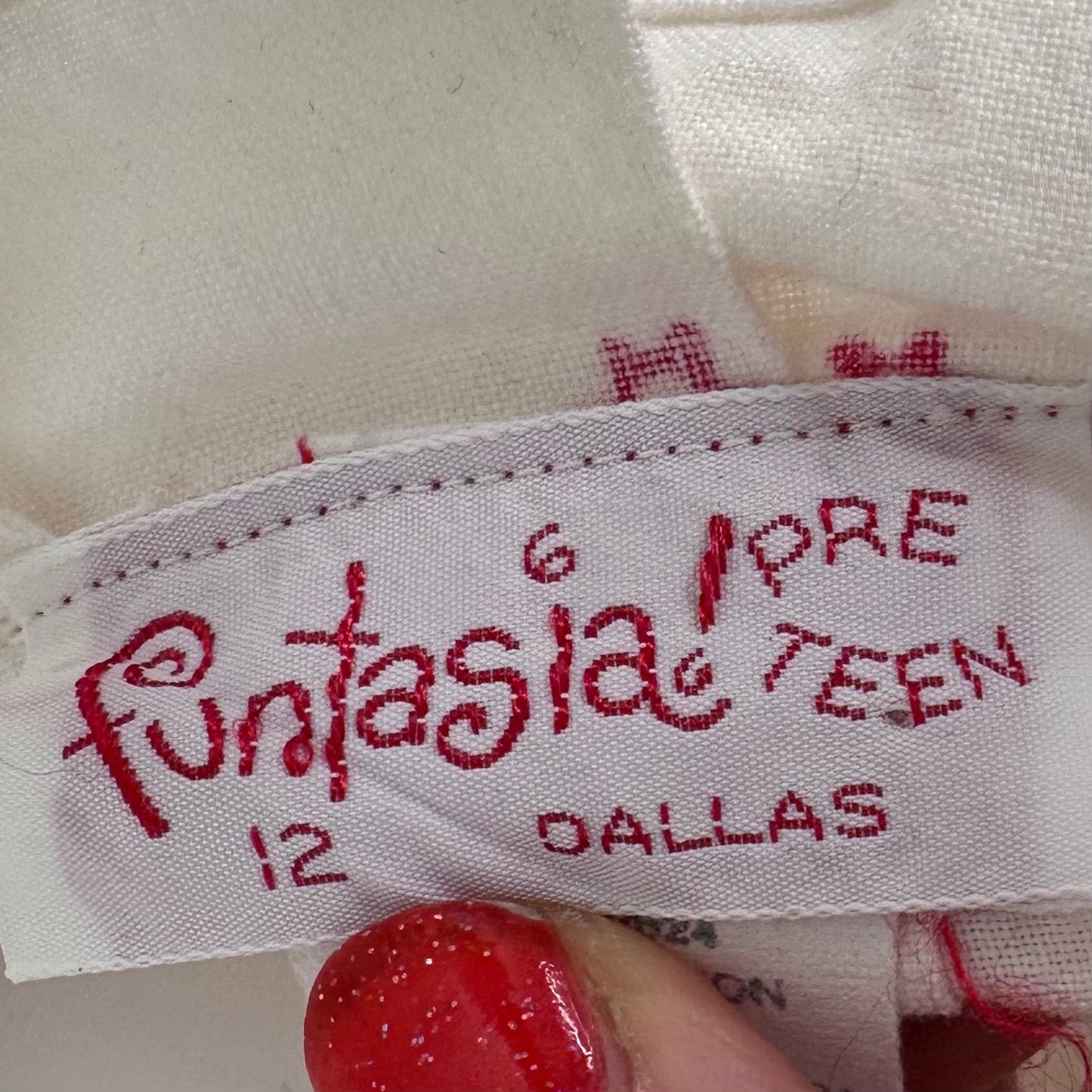 1970s Floral Skirt, Funtasia Pre Teen Size XS