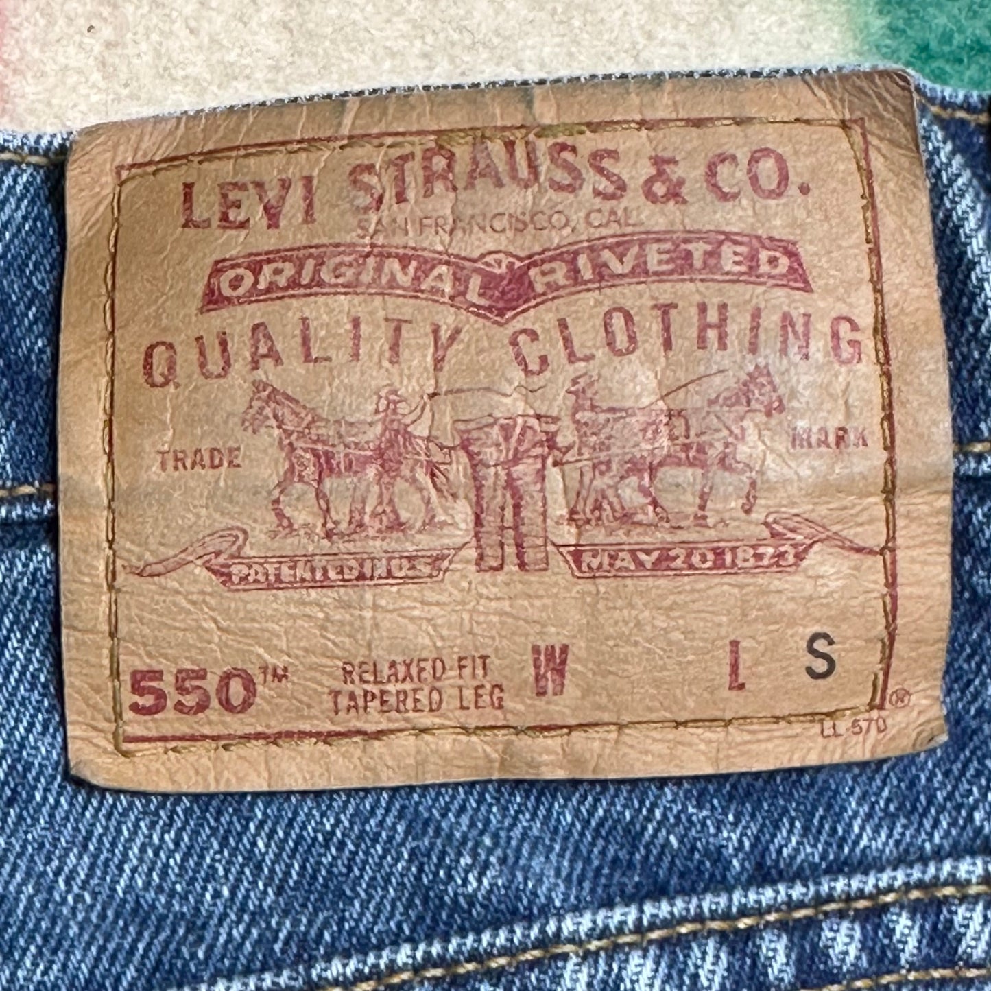 1990s Levi’s 550 Red Tab Jeans, Women’s Size 16, 36"x29", Relaxed Fit, Tapered Leg