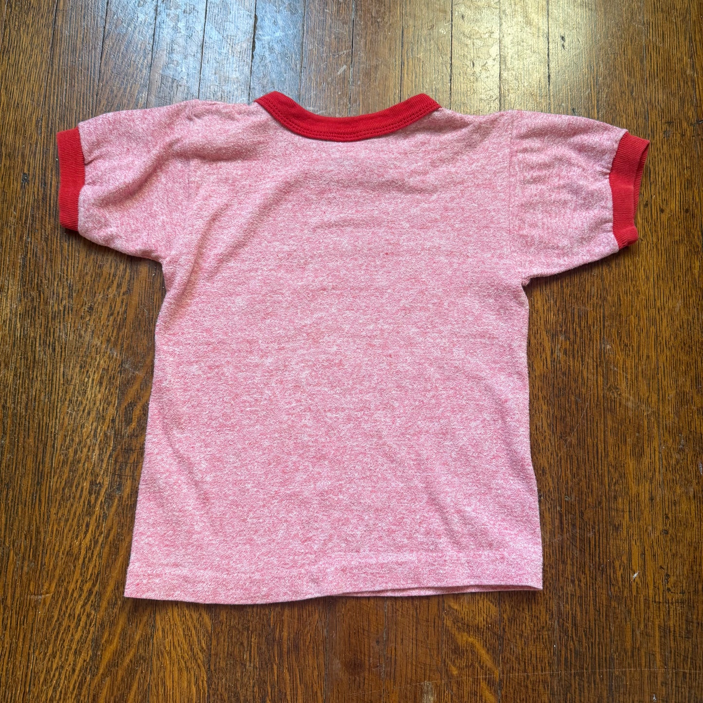 1970s/80s Kids' My Daddy Works at Dayton Tire Ringer T-Shirt, Sportswear by Wolf Size 2-4