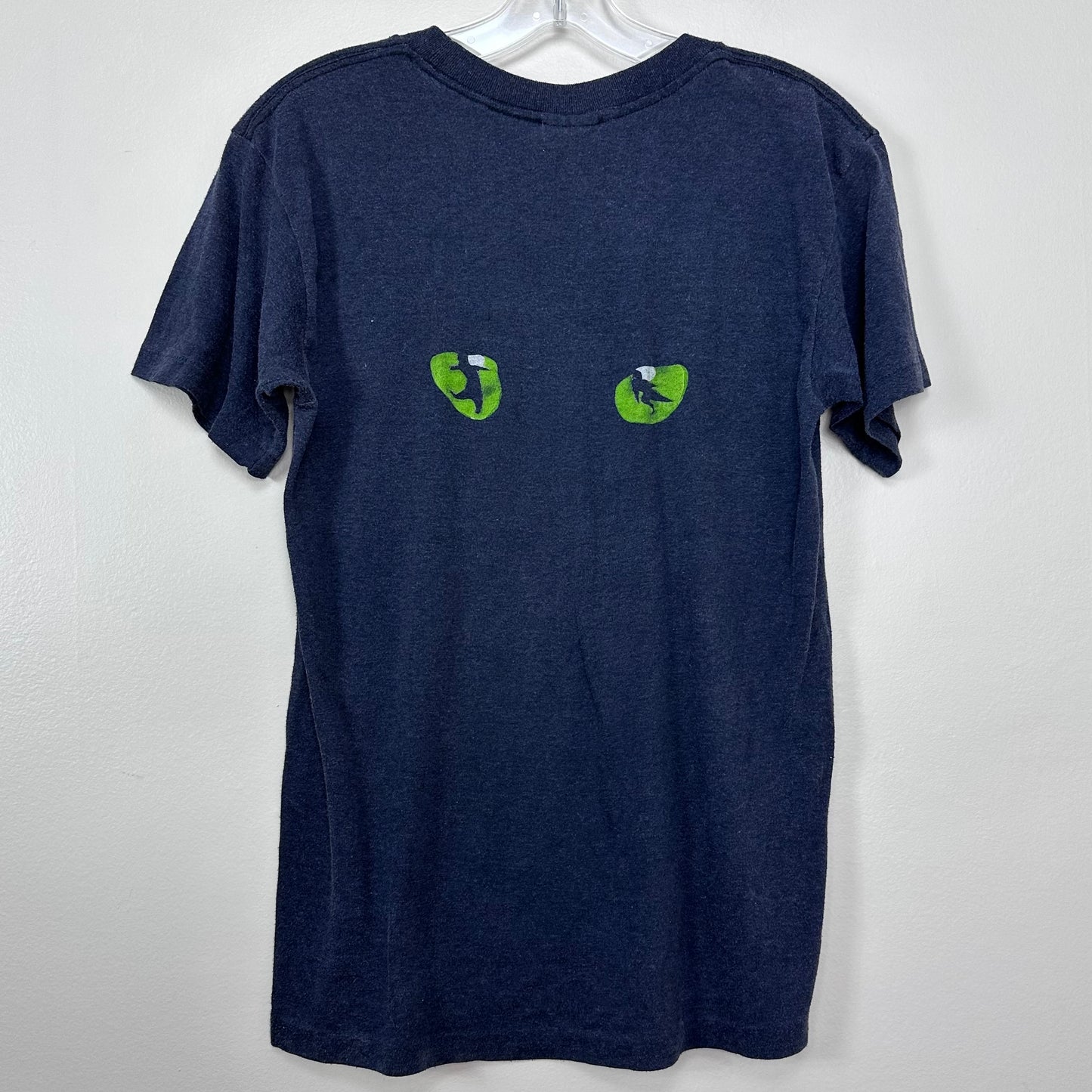 1980s Cats Broadway Musical T-Shirt, Tee Shirts Size Small, Cat Eyes