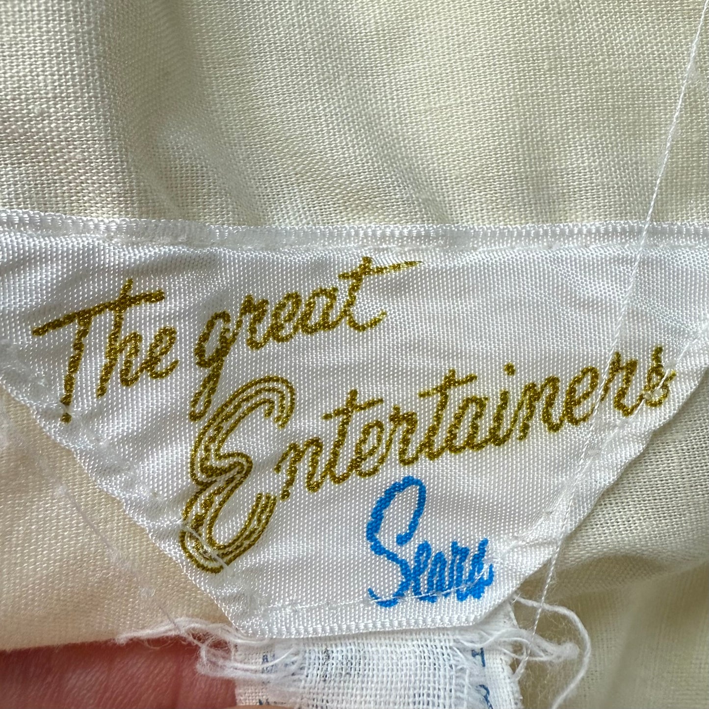1970s Embroidered Caftan Dress, Boho Loungewear, The Great Entertainers Sears Size Medium