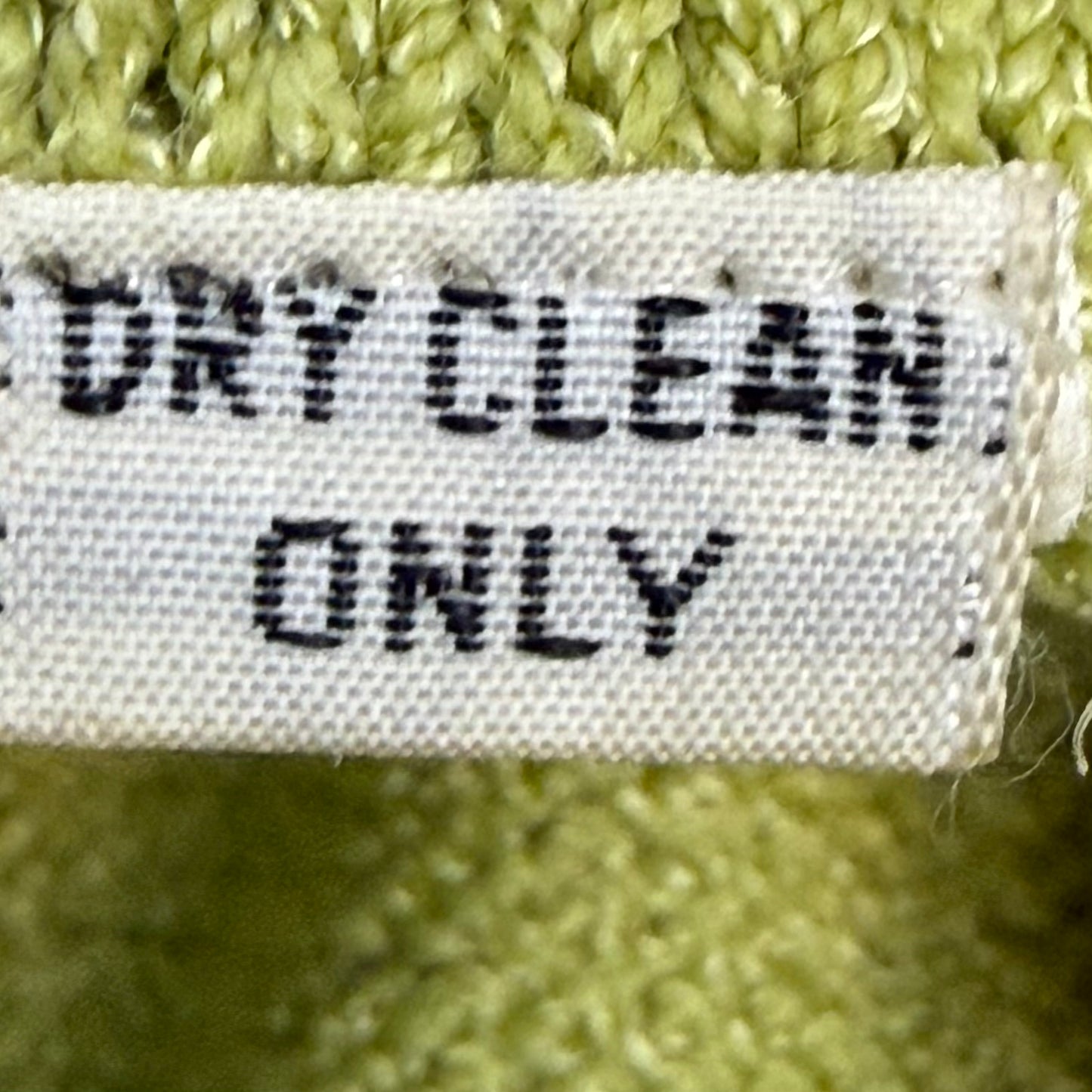 1960s/70s St John Knits Green Sleeveless Sweater Dress and Matching Short Sleeve Cardigan, Size XS-Small