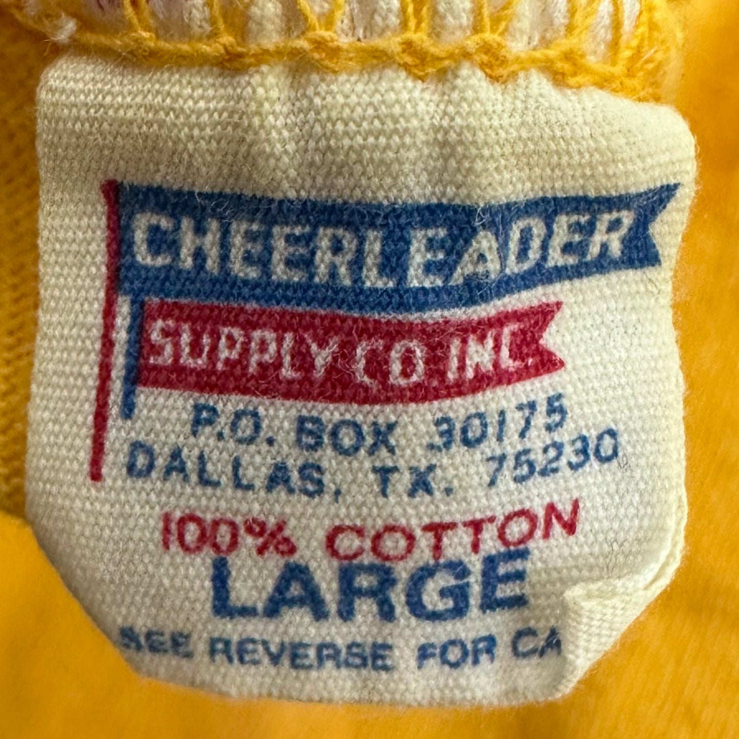 1980s The National Cheerleaders Association Collegiate Championship T-Shirt, Cheerleader Supply Co Size M/L