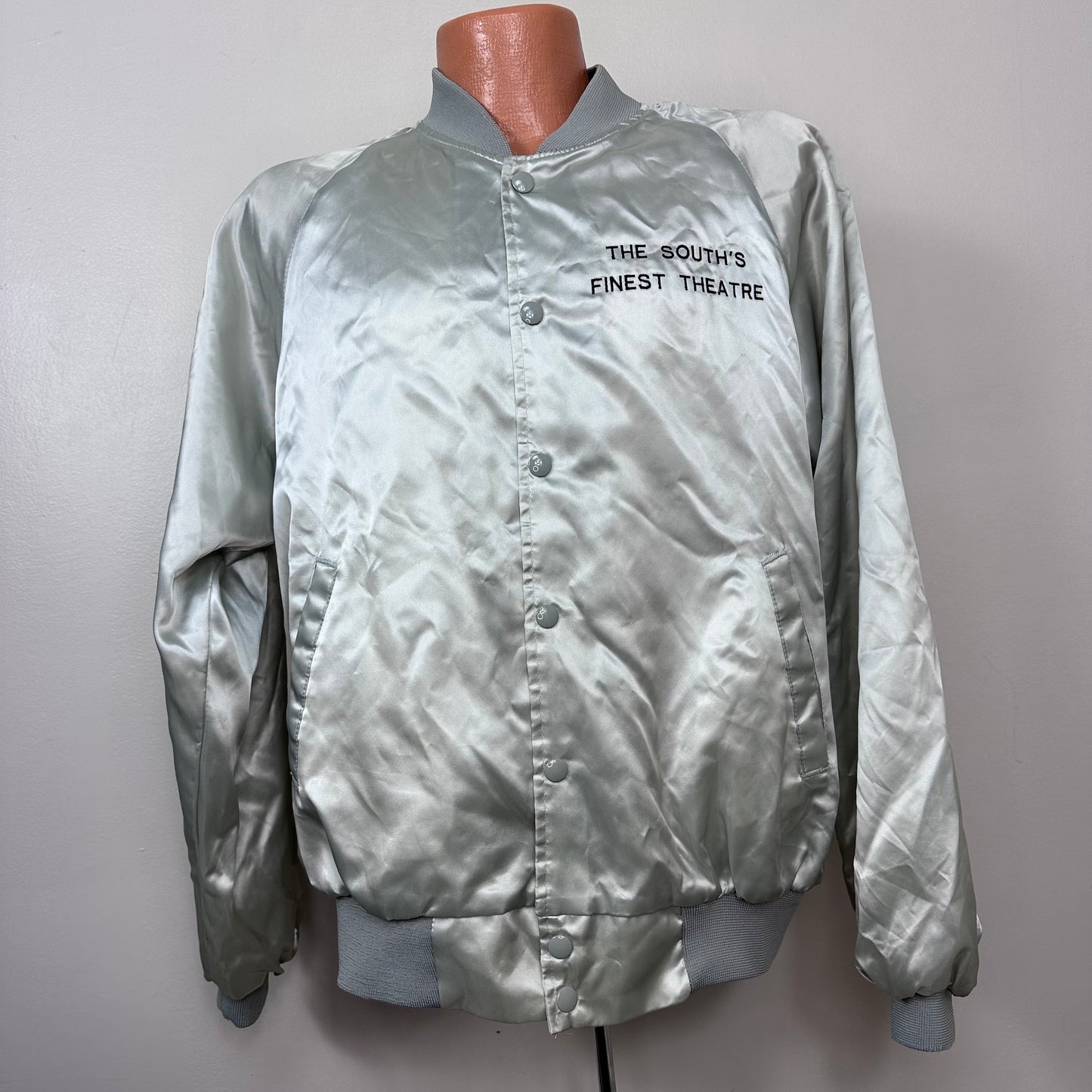 1980s Orpheum Memphis Satin Jacket, The South’s Finest Theatre, Hartwell Size Medium