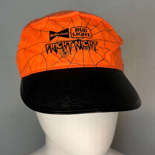 1990s Budweiser Hat, Bud Light Fright Night, Halloween Painter Cap, Beer Promo, Minnesota Specialty