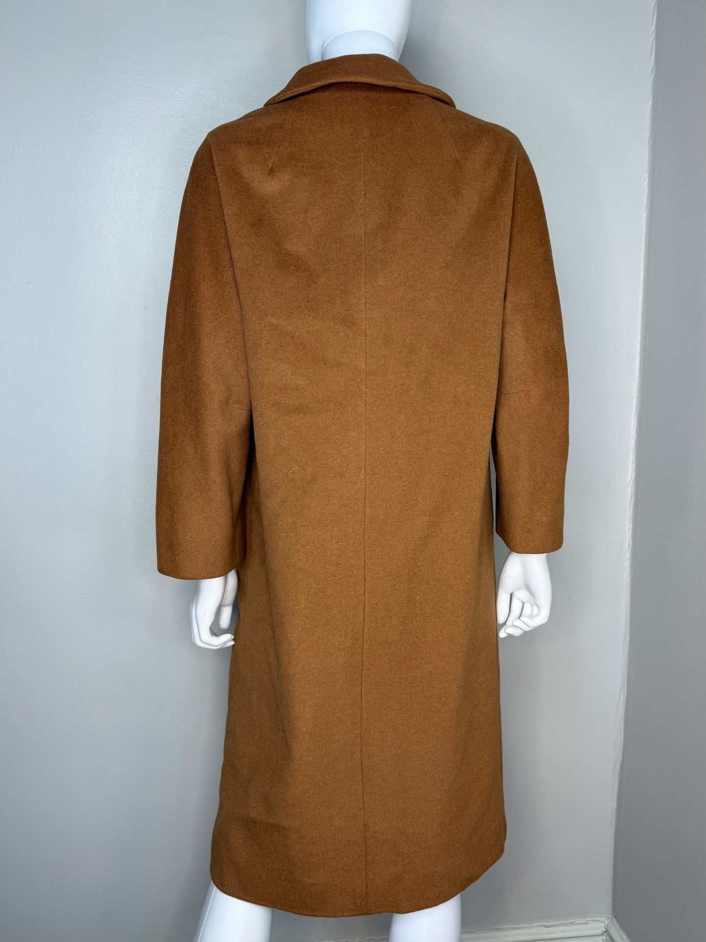 1960s Chestnut Brown Cashmere Blend Coat, Kashmore by Clyde