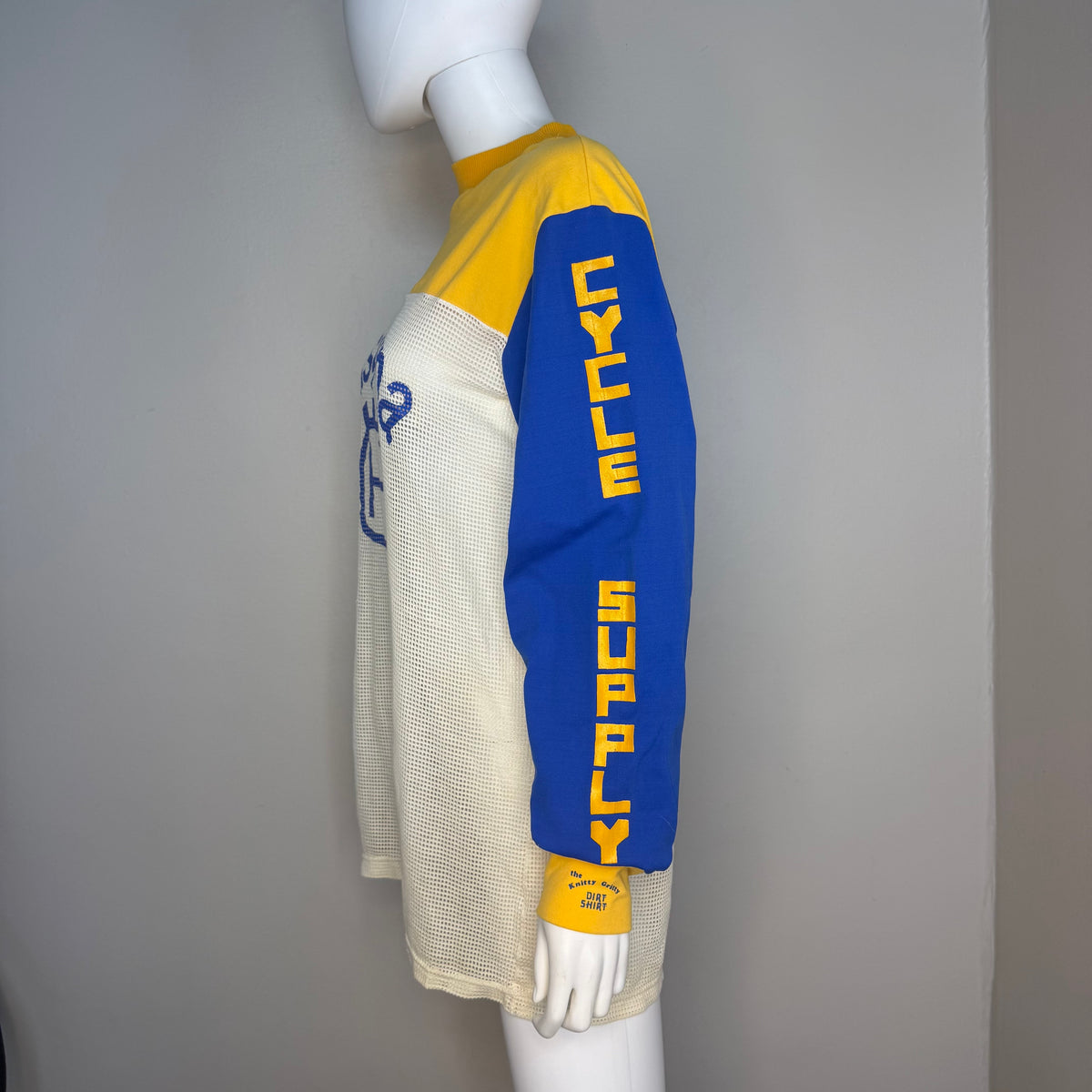 1970s Husqvarna Motocross Jersey, Cycle Supply, The Knitty Gritty Dirt Shirt Size Large, No 267