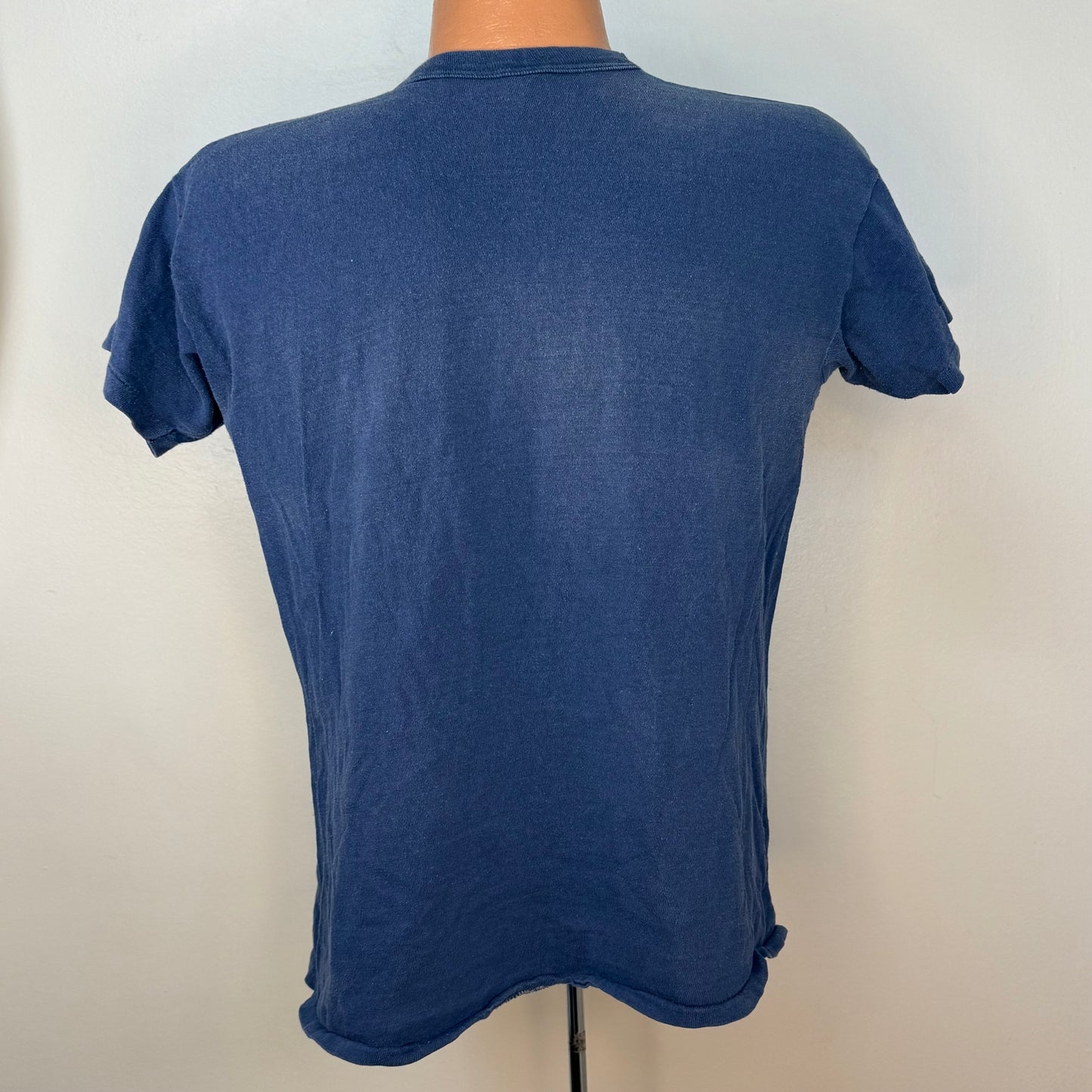 1970s Rams Football T-Shirt, Russell Athletic Size Medium, Faded