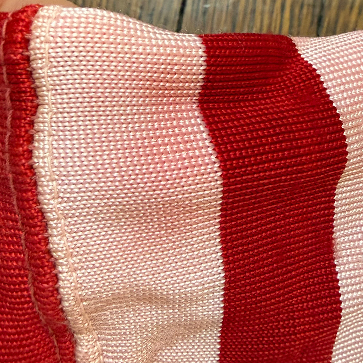 1960s Red Durene Jersey, Size Medium, No 51, Distressed