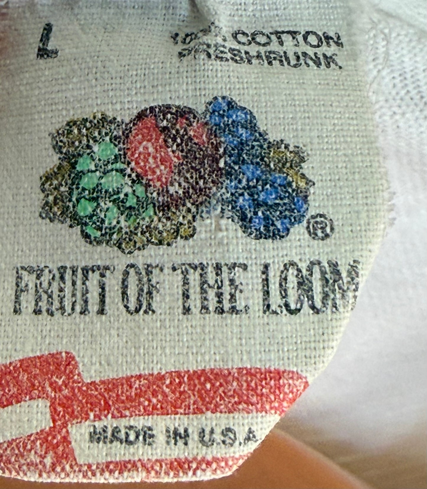 1980s John Lennon The Kite T-Shirt, Distressed, Fruit of the Loom Size Large
