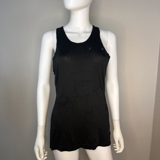 1940s/50s Distressed Black Durene Basketball Jersey, Hunt’s Athletic Goods Size Small, Mayfield Kentucky
