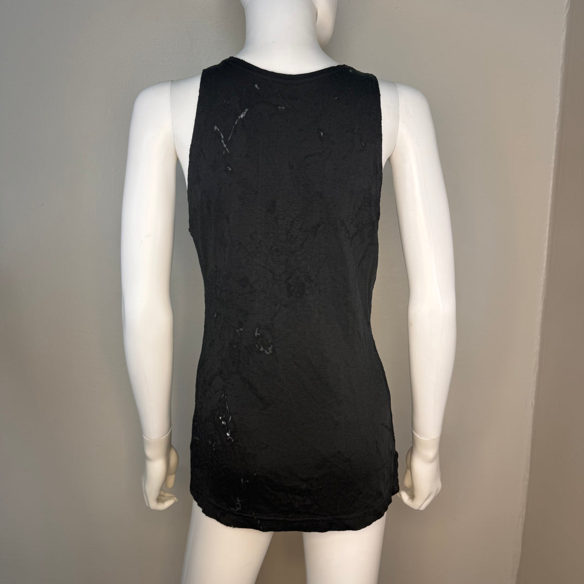 1940s/50s Distressed Black Durene Basketball Jersey, Hunt’s Athletic Goods Size Small, Mayfield Kentucky