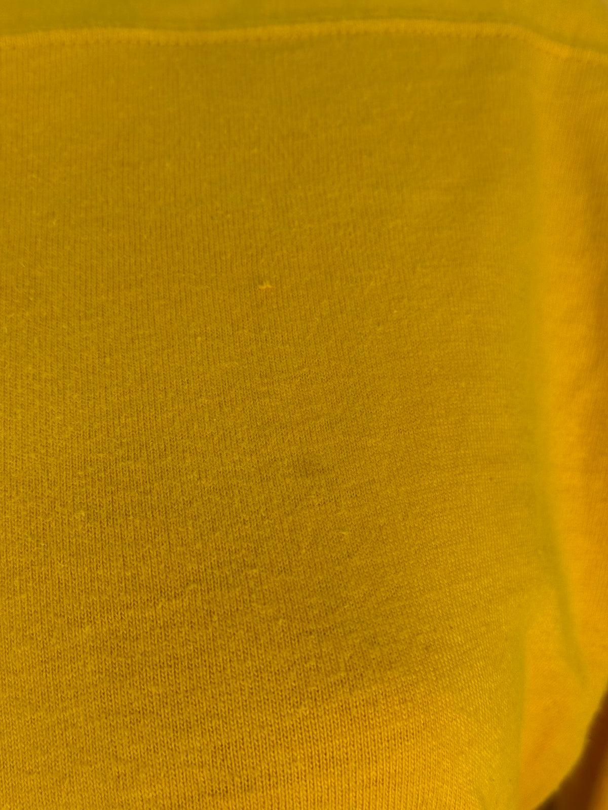 1960s Yellow Cotton Jersey, Russell Athletic Size Small/Youth Large, No 60