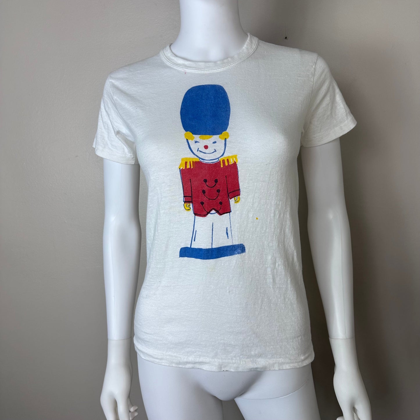 1970s Toy Soldier T-Shirt, Hanes Size XS